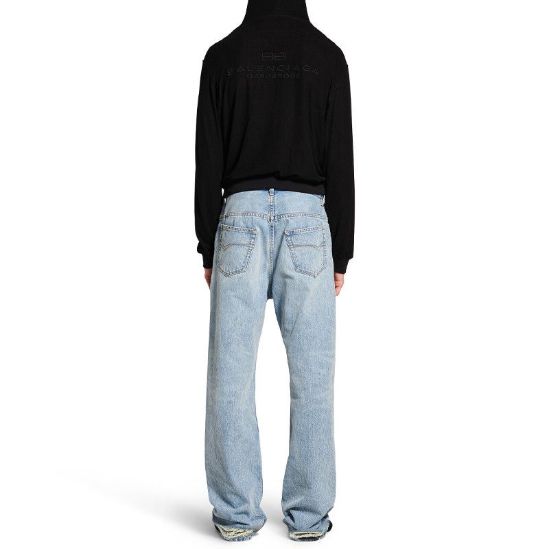 Balenciaga Balenciaga Light Wash Denim Jeans Size 32 Size US 32 / EU 48 - 8 Thumbnail