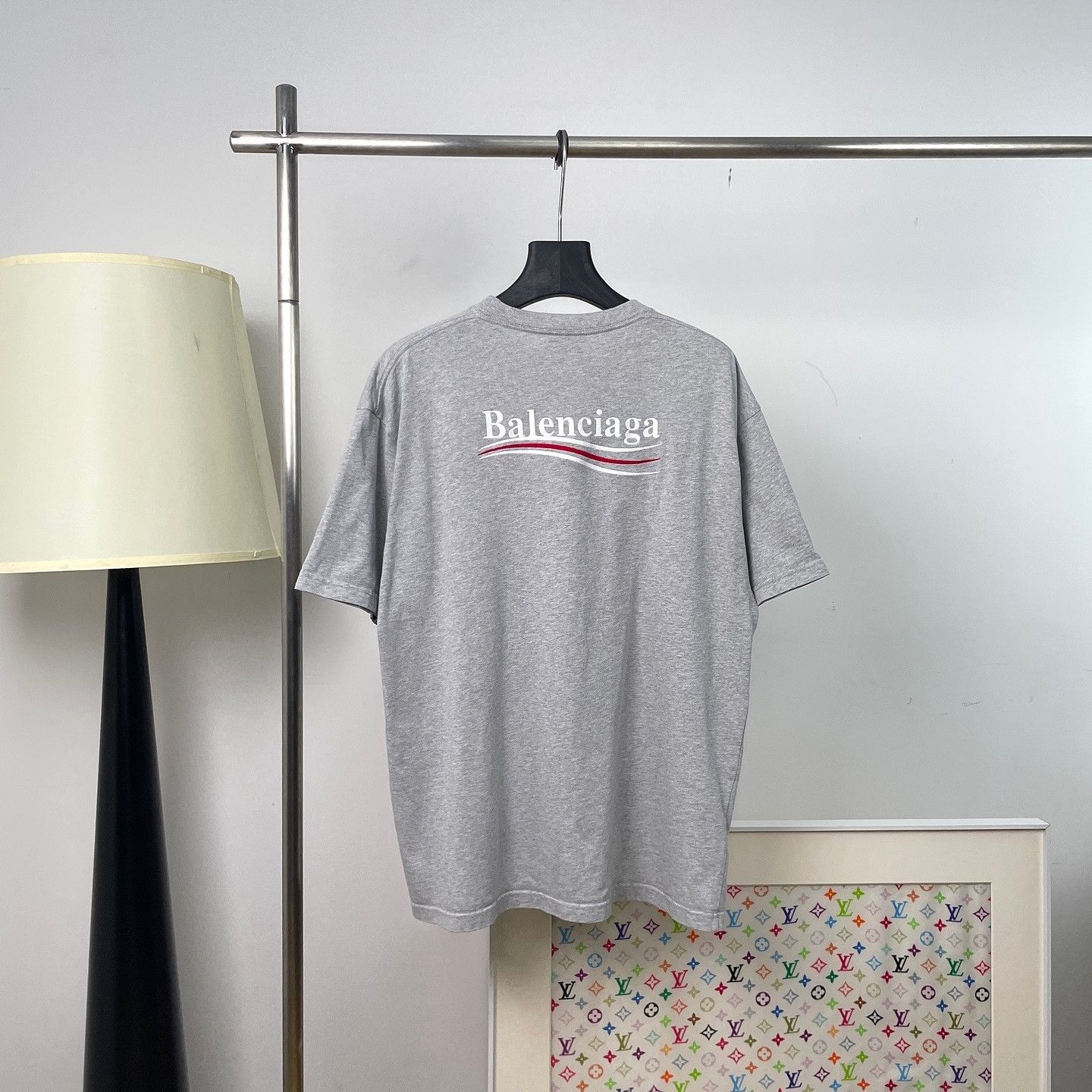 Balenciaga Balenciaga Wave Logo T-Shirt Size M Size US M / EU 48-50 / 2 - 2 Thumbnail