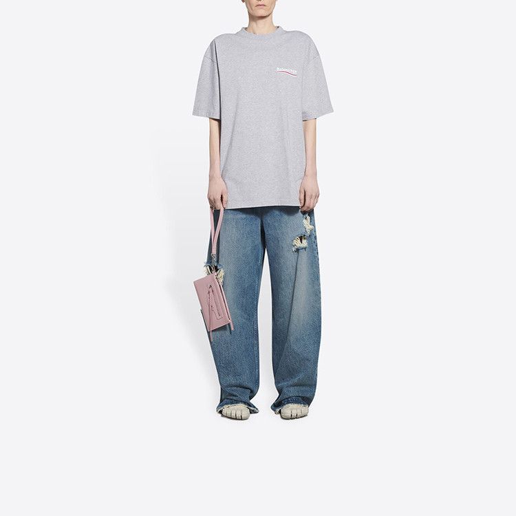 Balenciaga Balenciaga Wave Logo T-Shirt Size M Size US M / EU 48-50 / 2 - 6 Thumbnail