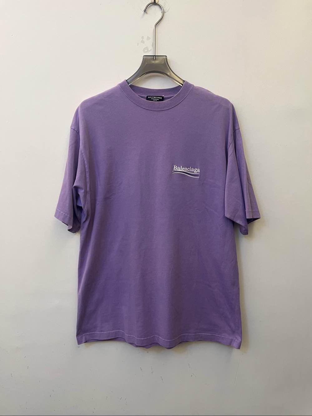 Balenciaga Balenciaga Wave Logo T-Shirt Size M Size US M / EU 48-50 / 2 - 6 Thumbnail