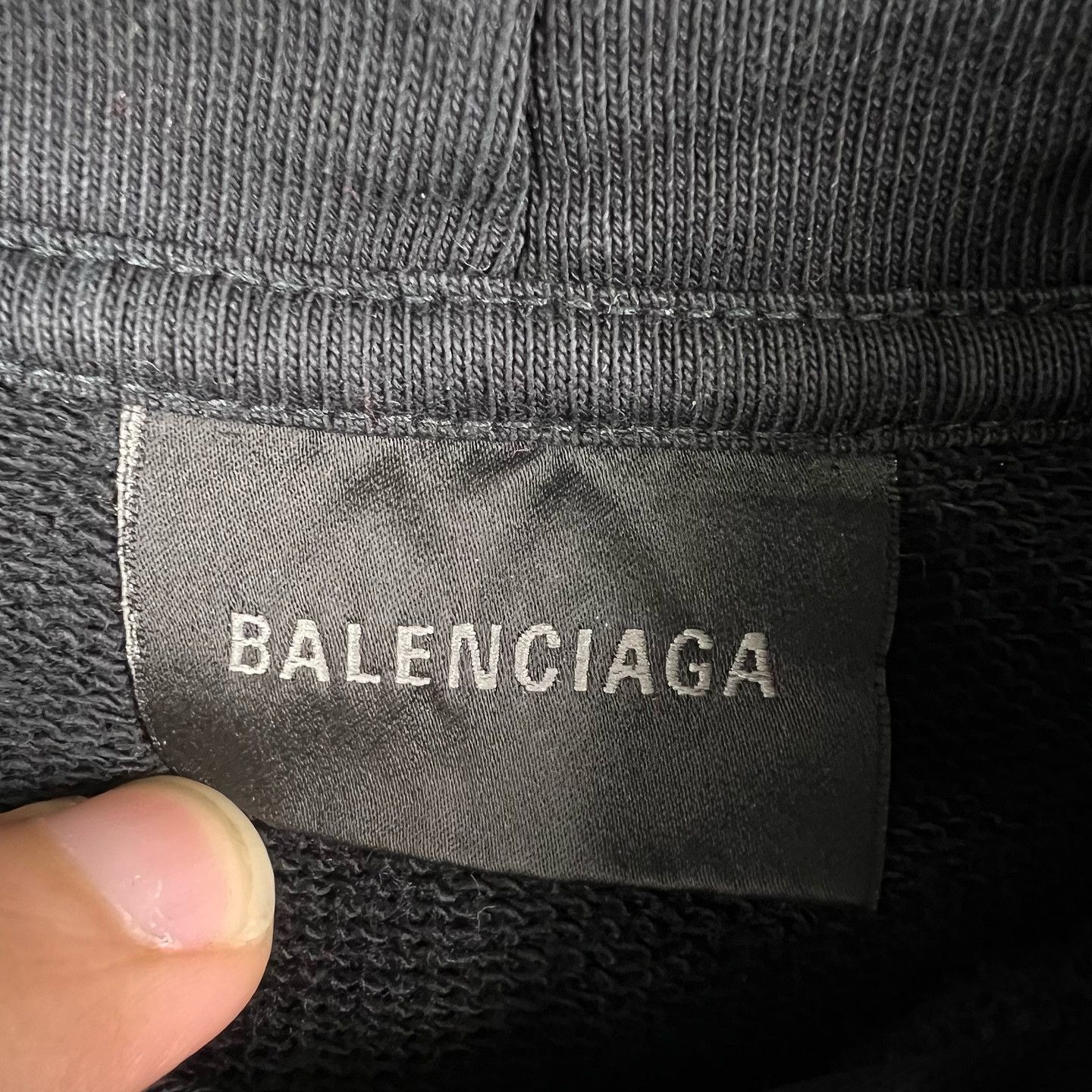 Balenciaga Balenciaga Rhinestone Logo Hoodie Black Size S Size US S / EU 44-46 / 1 - 3 Thumbnail
