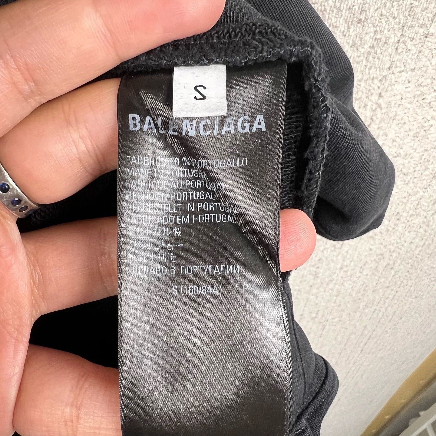 Balenciaga Balenciaga Rhinestone Logo Hoodie Black Size S Size US S / EU 44-46 / 1 - 4 Thumbnail