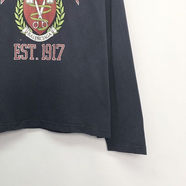 Balenciaga Balenciaga Logo Crest Hoodie Size M Size M / US 6-8 / IT 42-44 - 6 Thumbnail