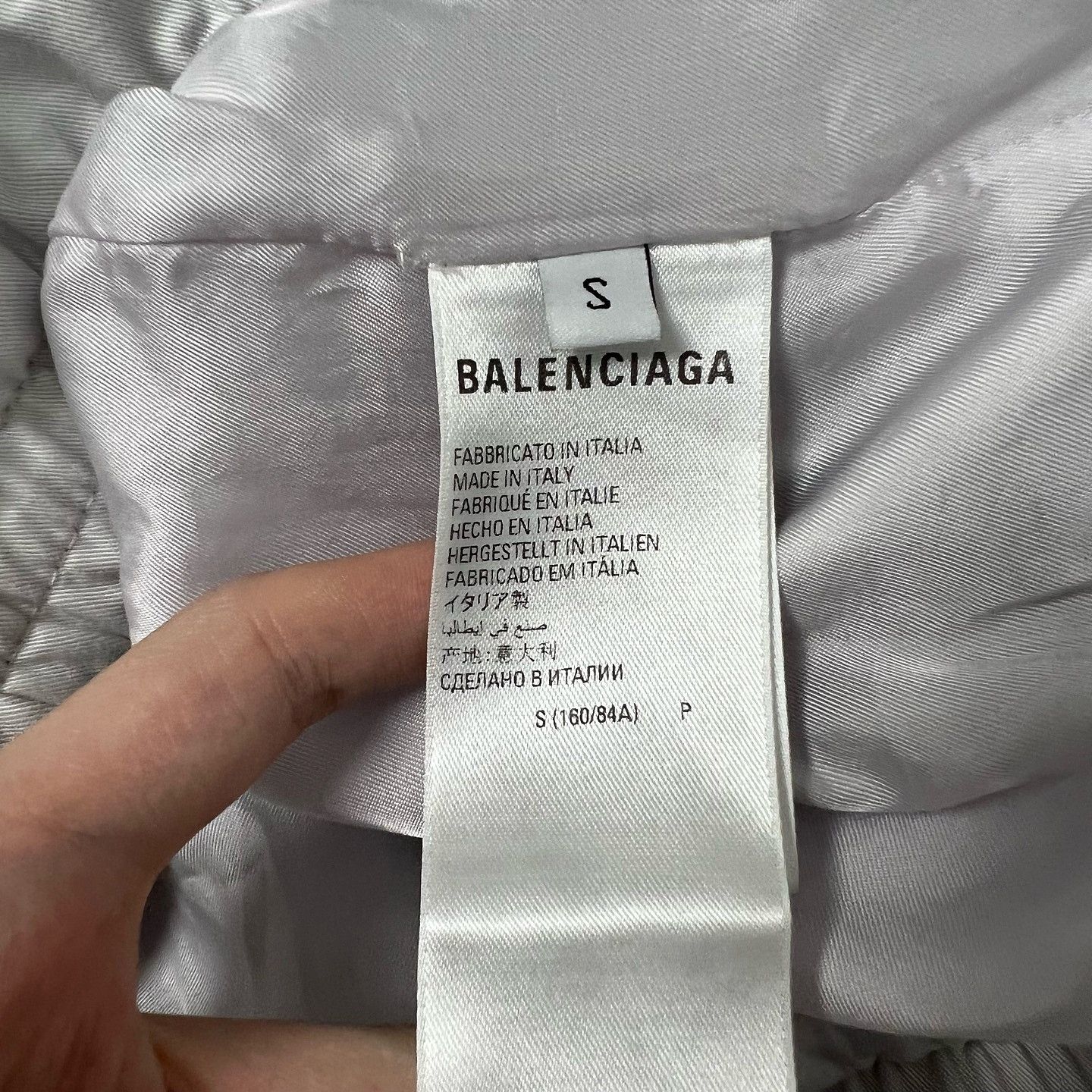 Balenciaga Balenciaga Logo Zip Up Jacket Size S Size US S / EU 44-46 / 1 - 4 Thumbnail