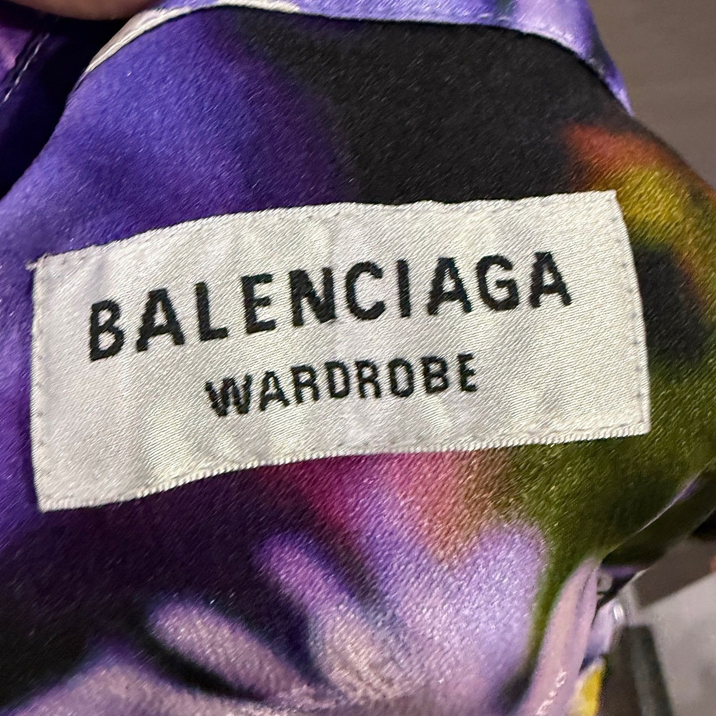 Balenciaga Balenciaga Floral Shutterstock Print Midi Dress Size 34 Size XS / US 0-2 / IT 36-38 - 3 Thumbnail