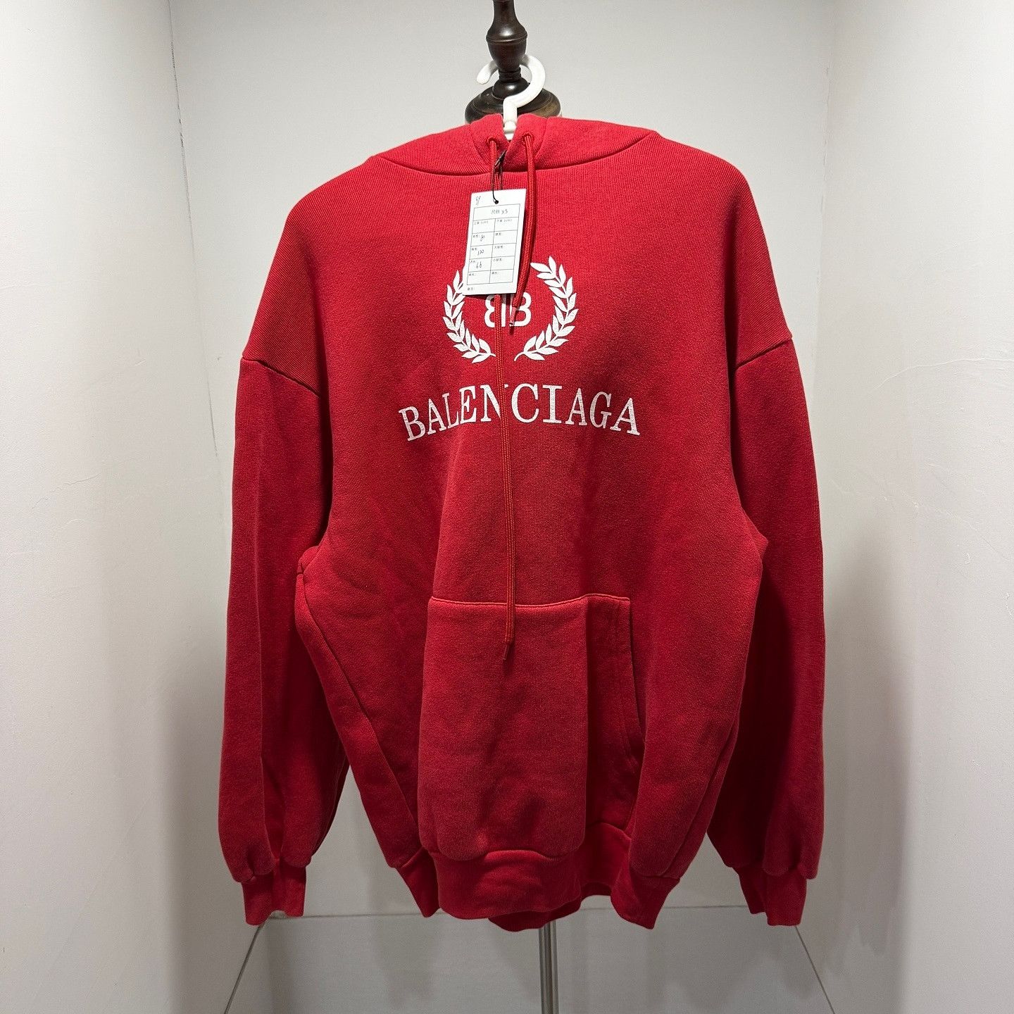Balenciaga Balenciaga Wreath Logo Hoodie Size XS Size US XS / EU 42 / 0 - 5 Thumbnail