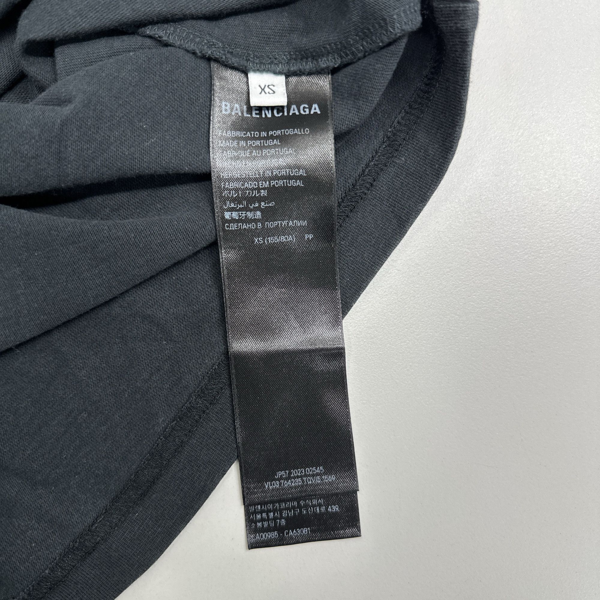 Balenciaga Balenciaga Spray Logo Short Sleeve T-Shirt Size XS Size US XS / EU 42 / 0 - 4 Thumbnail
