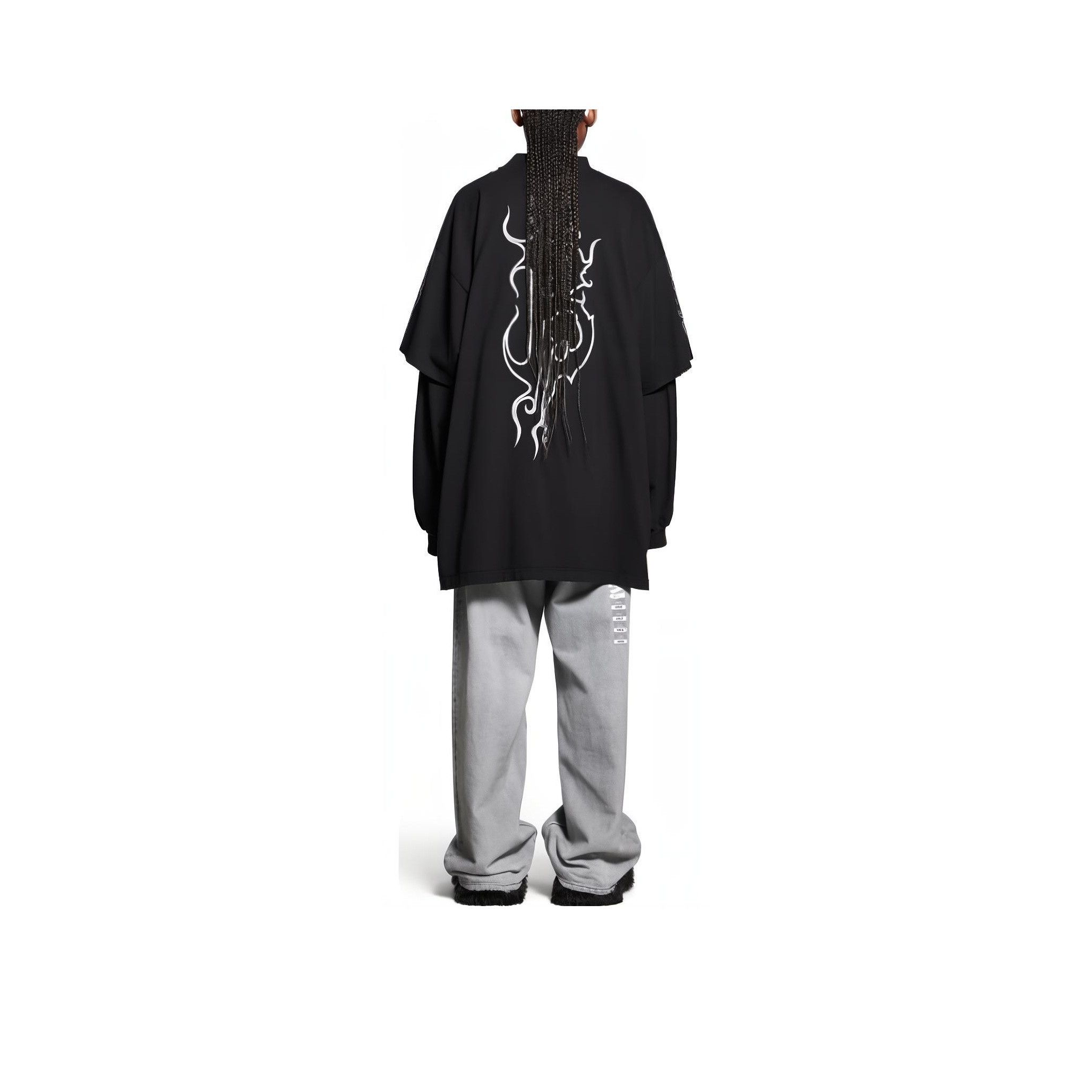 Balenciaga Balenciaga Metal Logo T-Shirt Size L Size US L / EU 52-54 / 3 - 14 Thumbnail