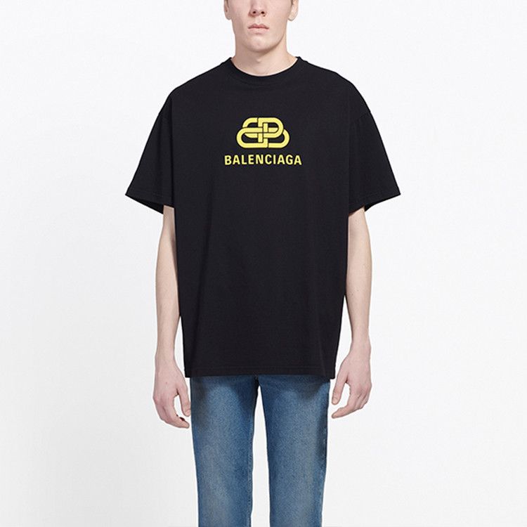 Balenciaga Balenciaga Yellow Logo T-Shirt Size M Size US M / EU 48-50 / 2 - 7 Thumbnail
