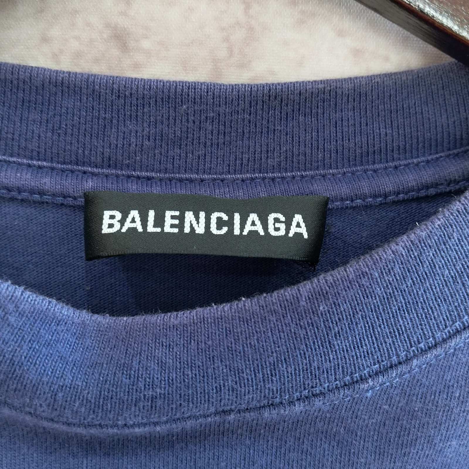 Balenciaga Balenciaga Political Campaign T-Shirt Navy XXS Size US XXS / EU 40 - 3 Thumbnail