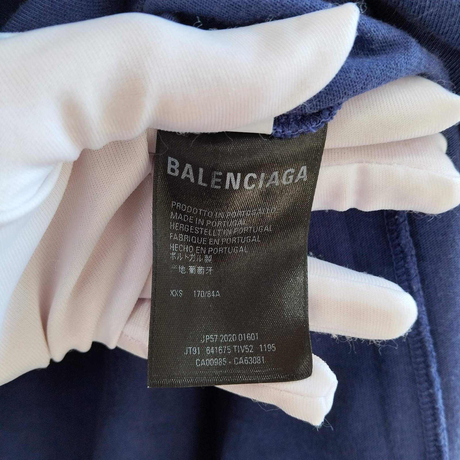Balenciaga Balenciaga Political Campaign T-Shirt Navy XXS Size US XXS / EU 40 - 4 Thumbnail