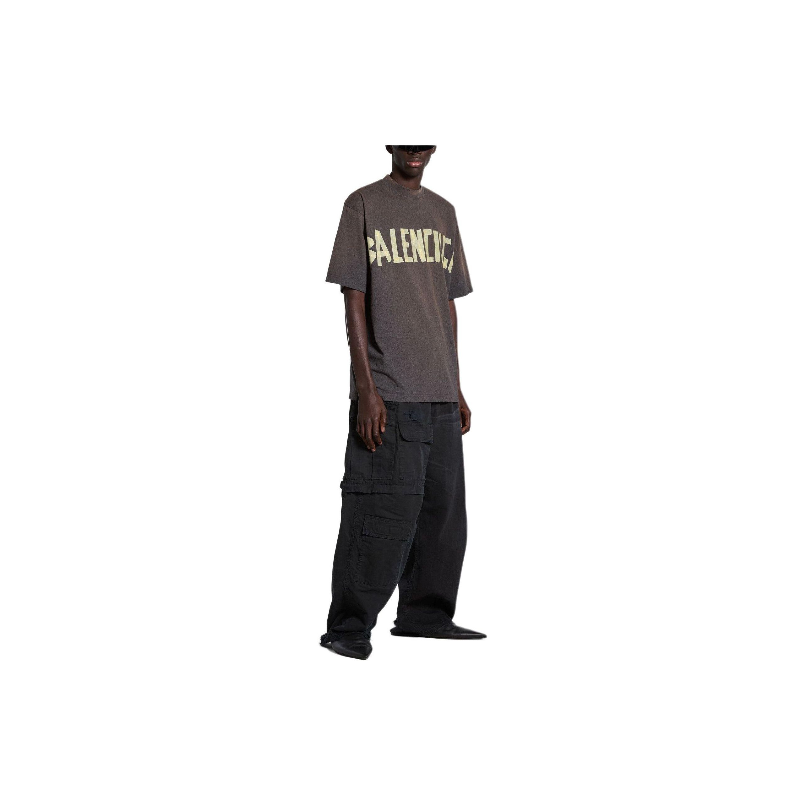Balenciaga Balenciaga Tape Logo T-Shirt Size S Size US S / EU 44-46 / 1 - 5 Thumbnail