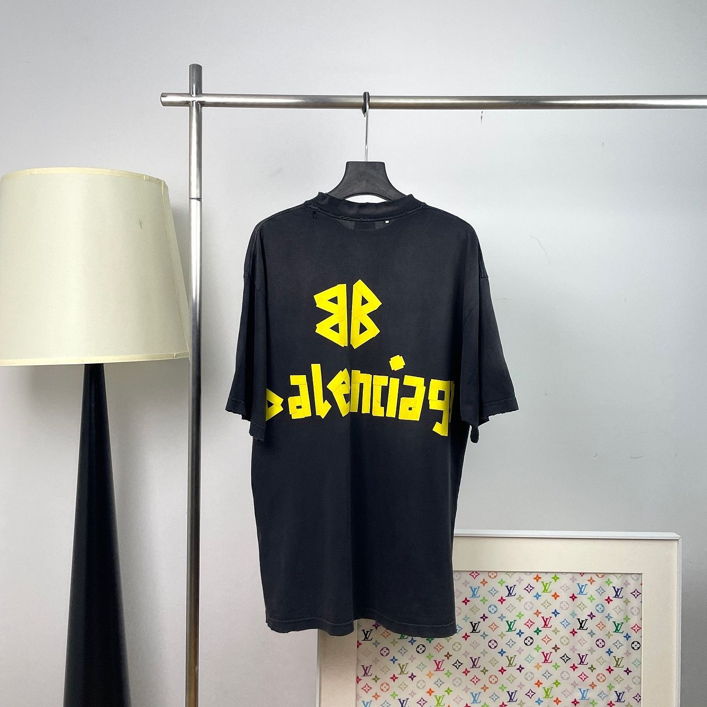 Balenciaga Balenciaga Tape Logo T-Shirt Size S Size US S / EU 44-46 / 1 - 2 Thumbnail