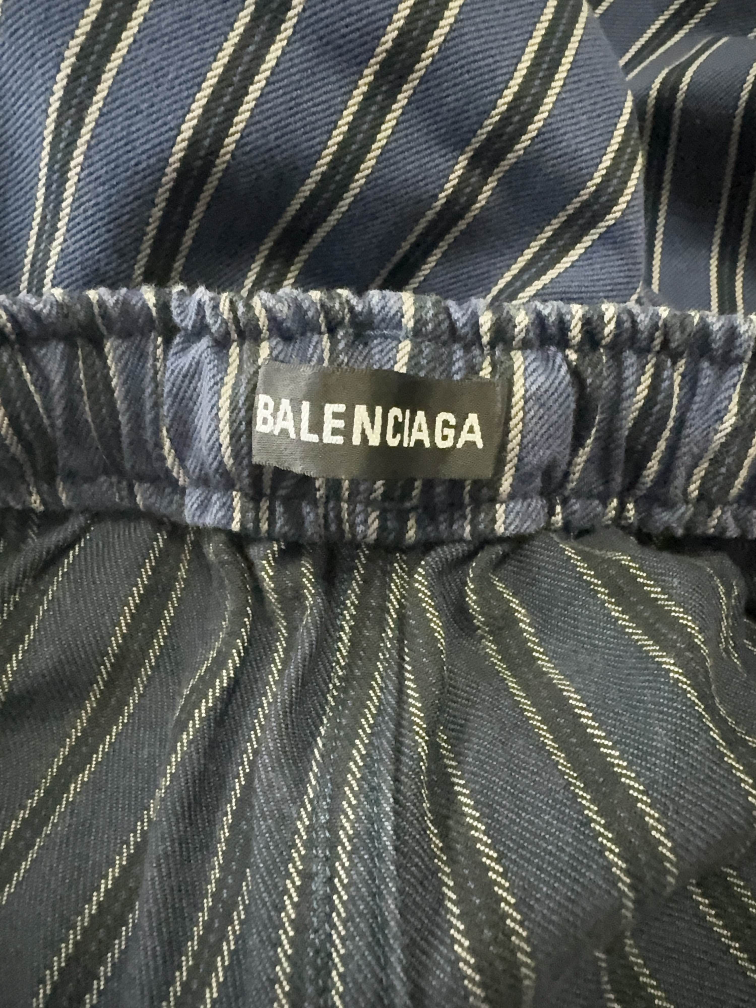 Balenciaga Balenciaga Striped Casual Pants Size 30 Size US 30 / EU 46 - 3 Thumbnail