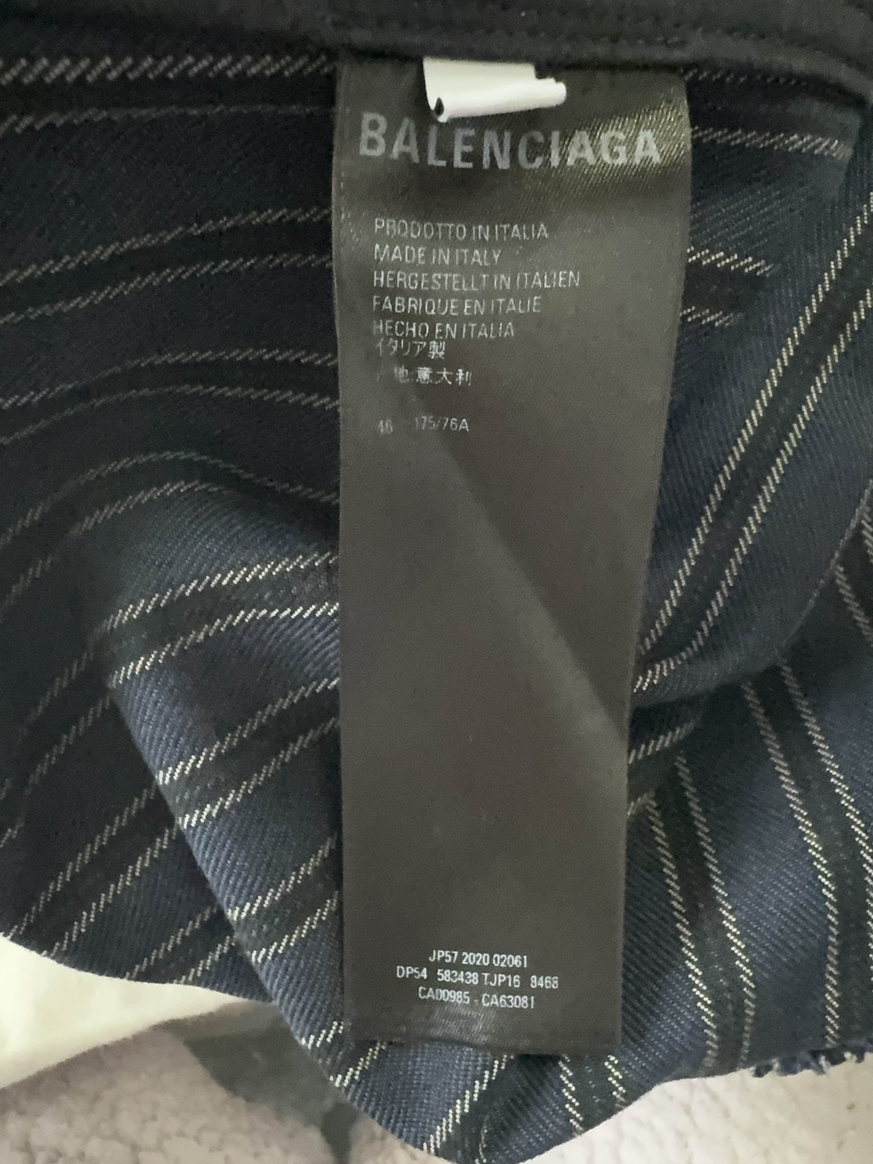 Balenciaga Balenciaga Striped Casual Pants Size 30 Size US 30 / EU 46 - 4 Thumbnail