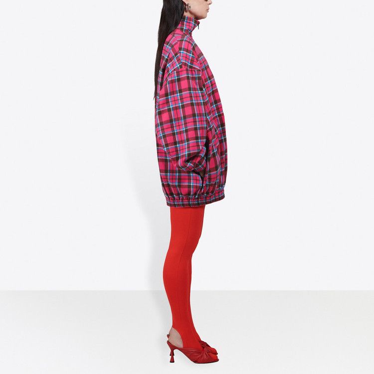 Balenciaga Balenciaga Pink Plaid Jacket Size 34 Size XS / US 0-2 / IT 36-38 - 11 Thumbnail