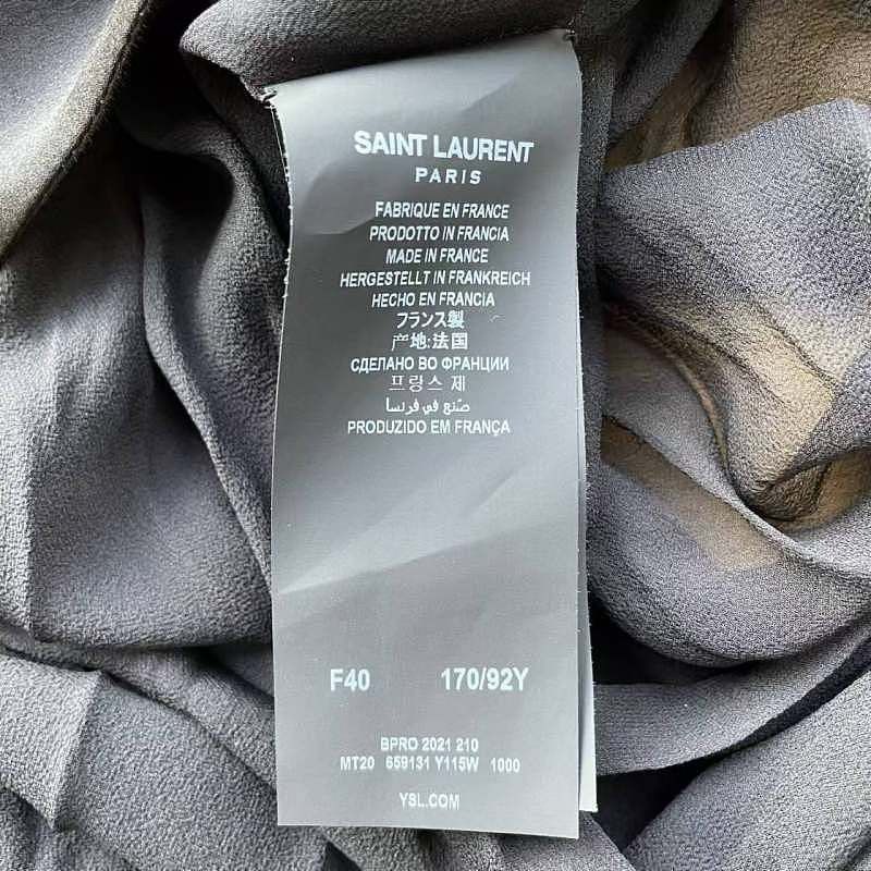 Saint Laurent Paris Saint Laurent Ostrich Feather Silk Cape Size F40 Size M / US 6-8 / IT 42-44 - 4 Thumbnail