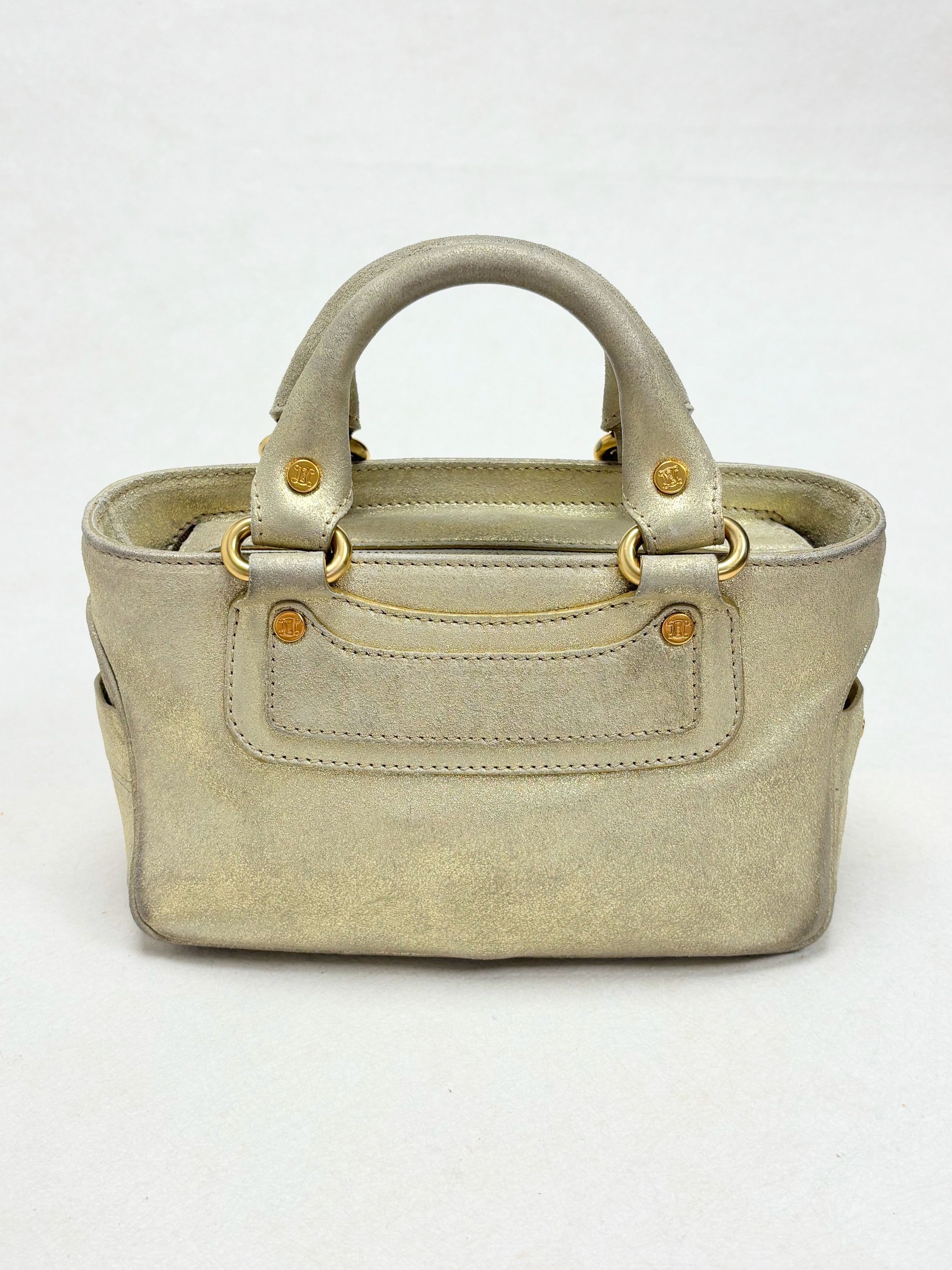 Celine CÉLINE Sac Mini Boogie Cuir Or Size ONE SIZE - 11 Thumbnail