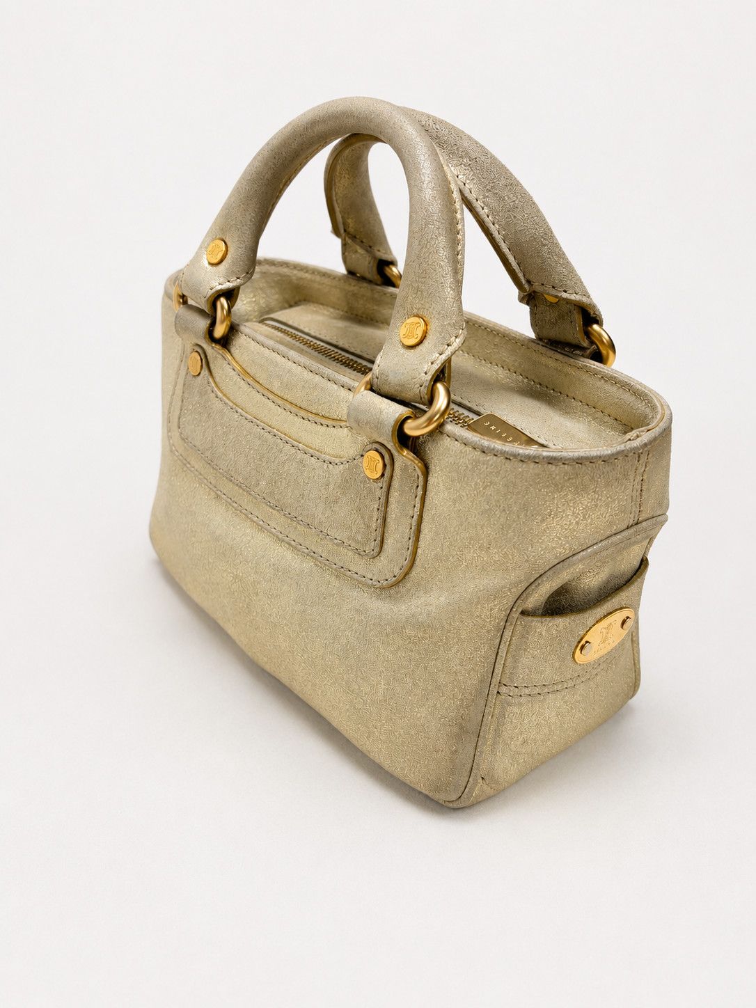 Celine CÉLINE Sac Mini Boogie Cuir Or Size ONE SIZE - 3 Thumbnail