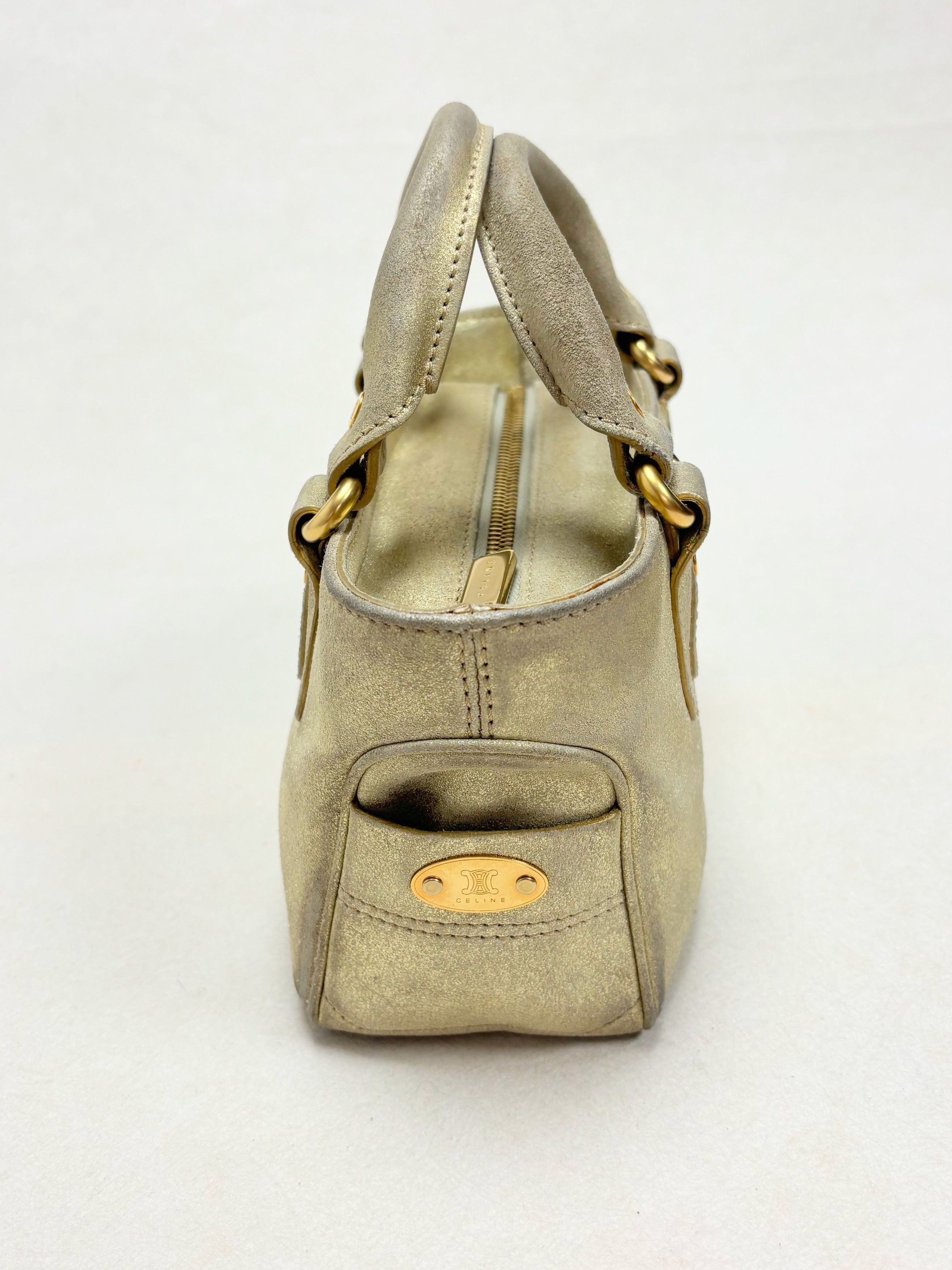 Celine CÉLINE Sac Mini Boogie Cuir Or Size ONE SIZE - 4 Thumbnail