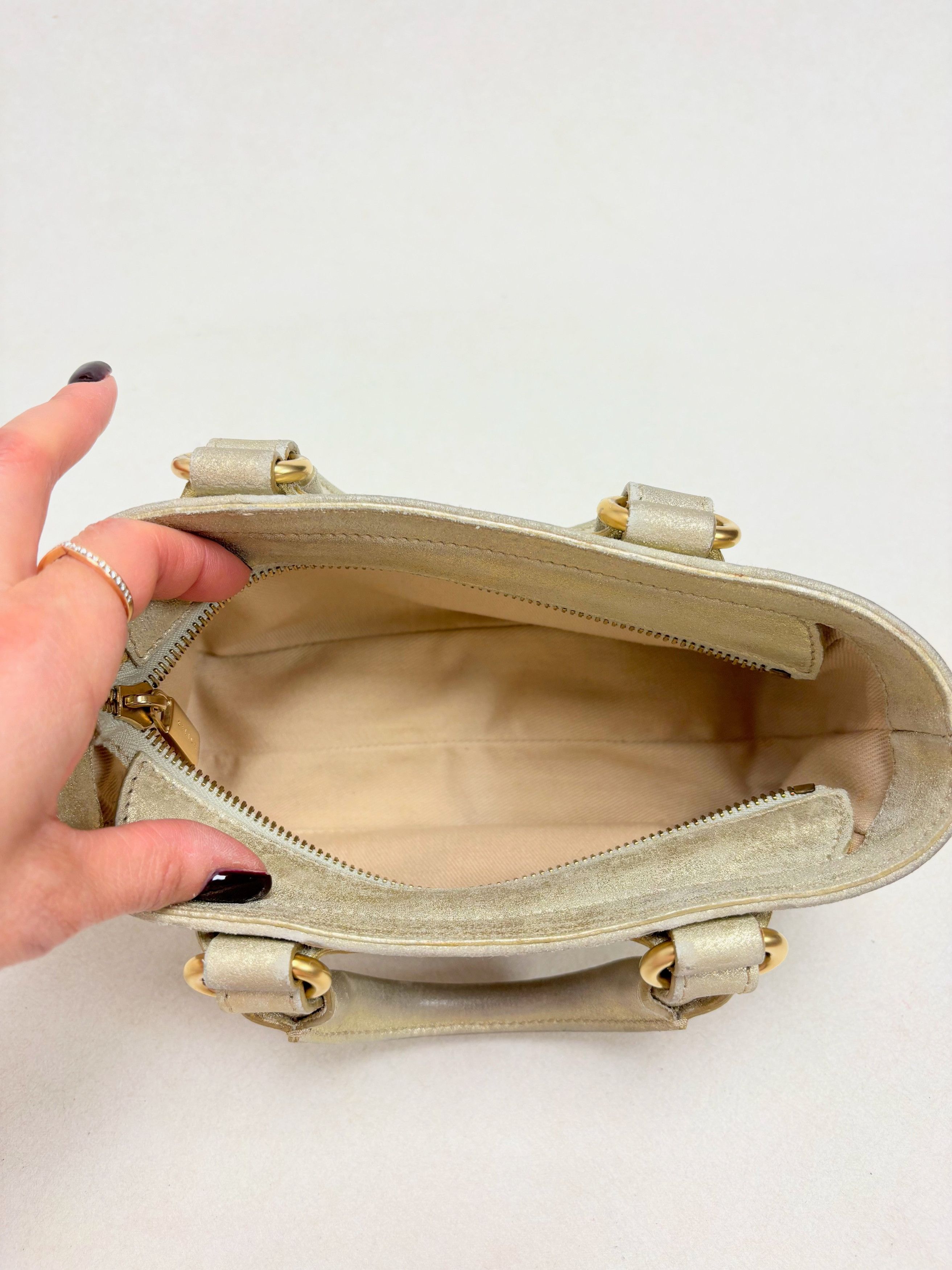 Celine CÉLINE Sac Mini Boogie Cuir Or Size ONE SIZE - 12 Thumbnail