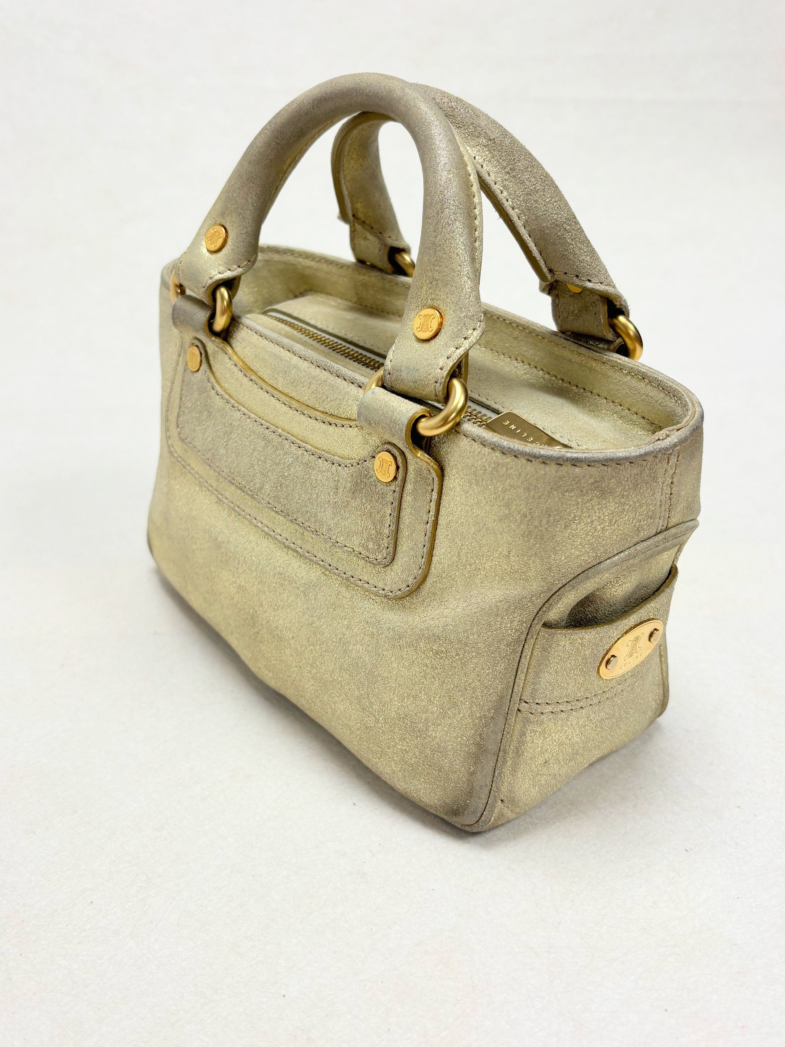 Celine CÉLINE Sac Mini Boogie Cuir Or Size ONE SIZE - 10 Thumbnail