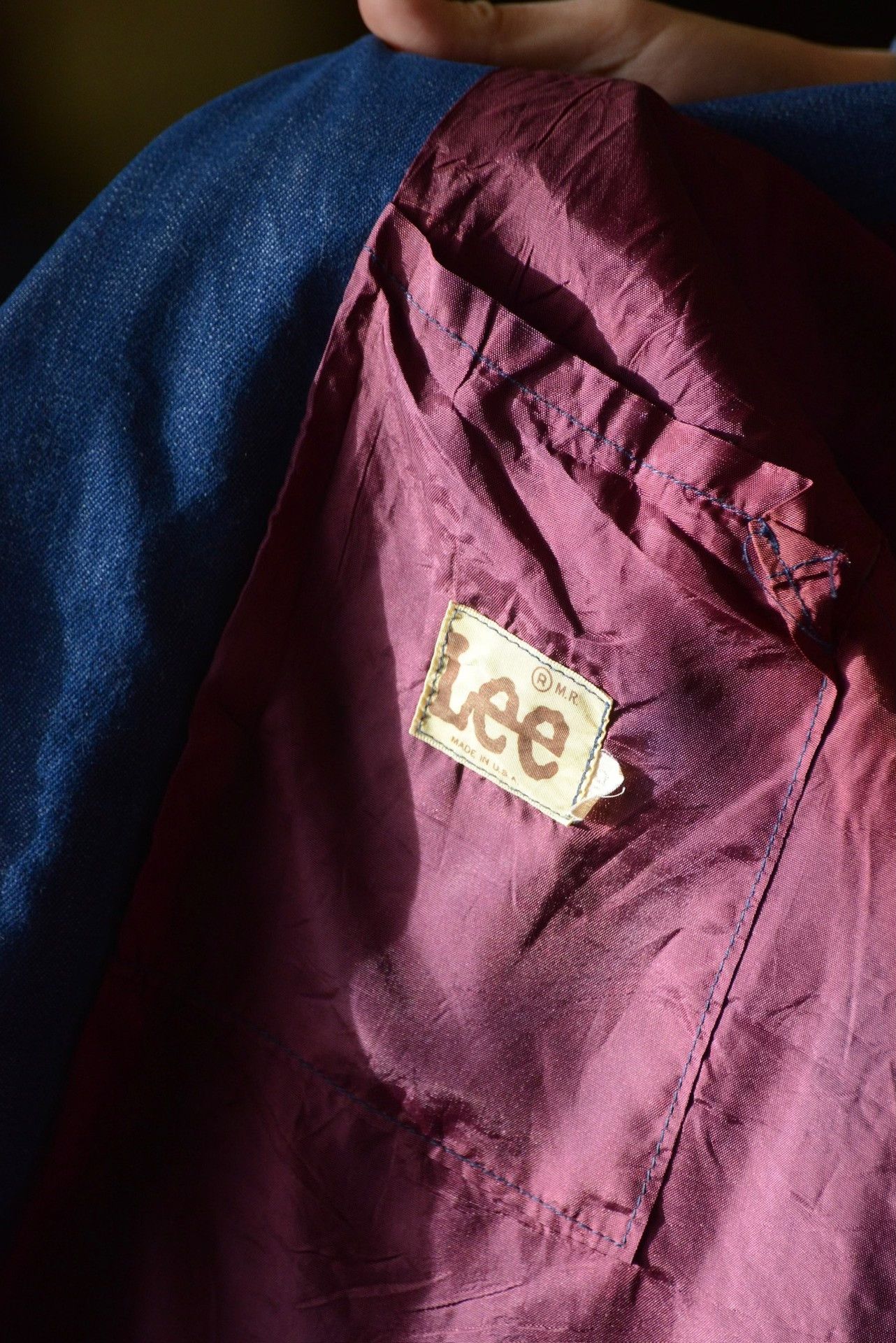 Lee Lee 1980s Denim Blazer 42R US Size US XS / EU 42 / 0 - 8 Thumbnail