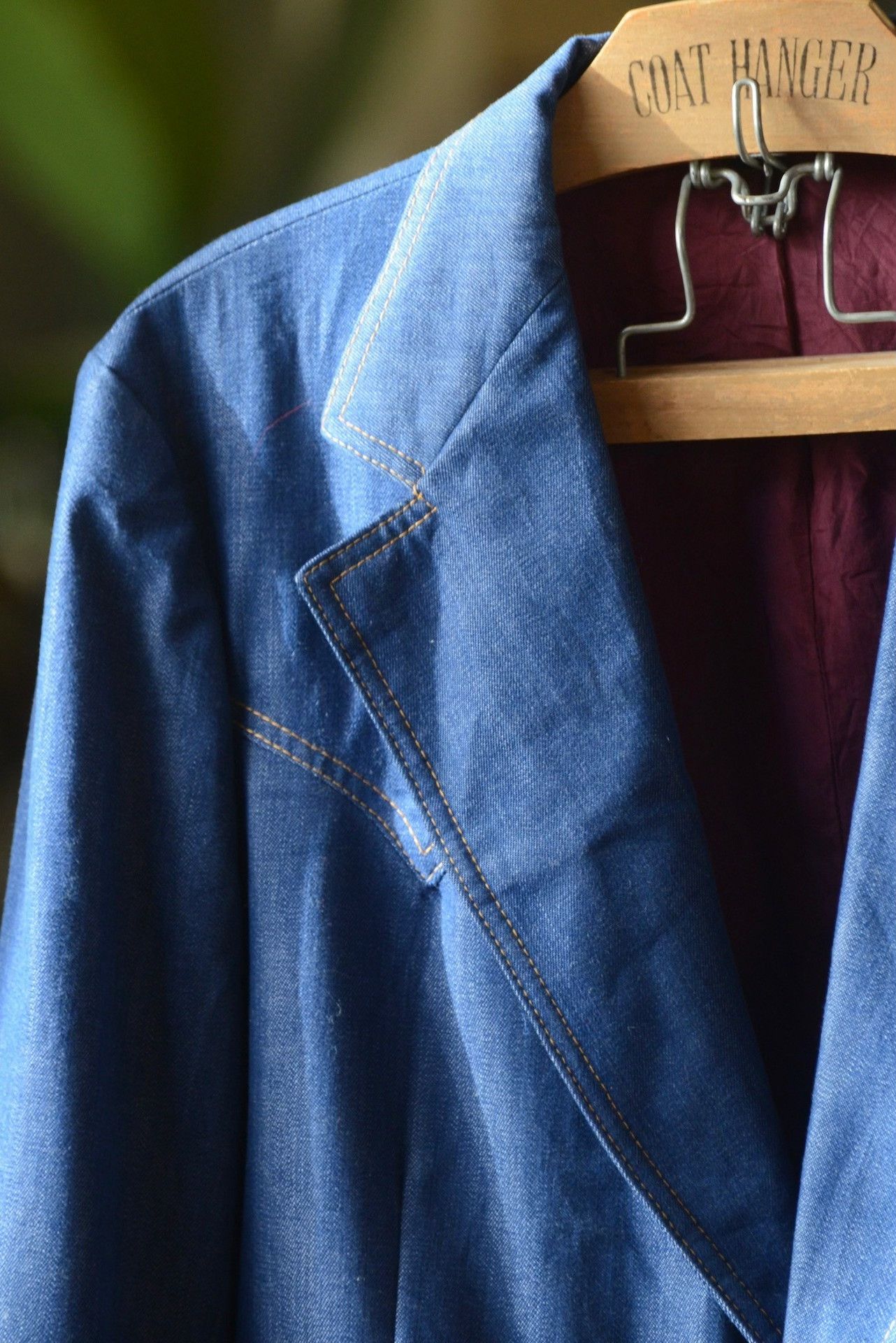 Lee Lee 1980s Denim Blazer 42R US Size US XS / EU 42 / 0 - 2 Thumbnail