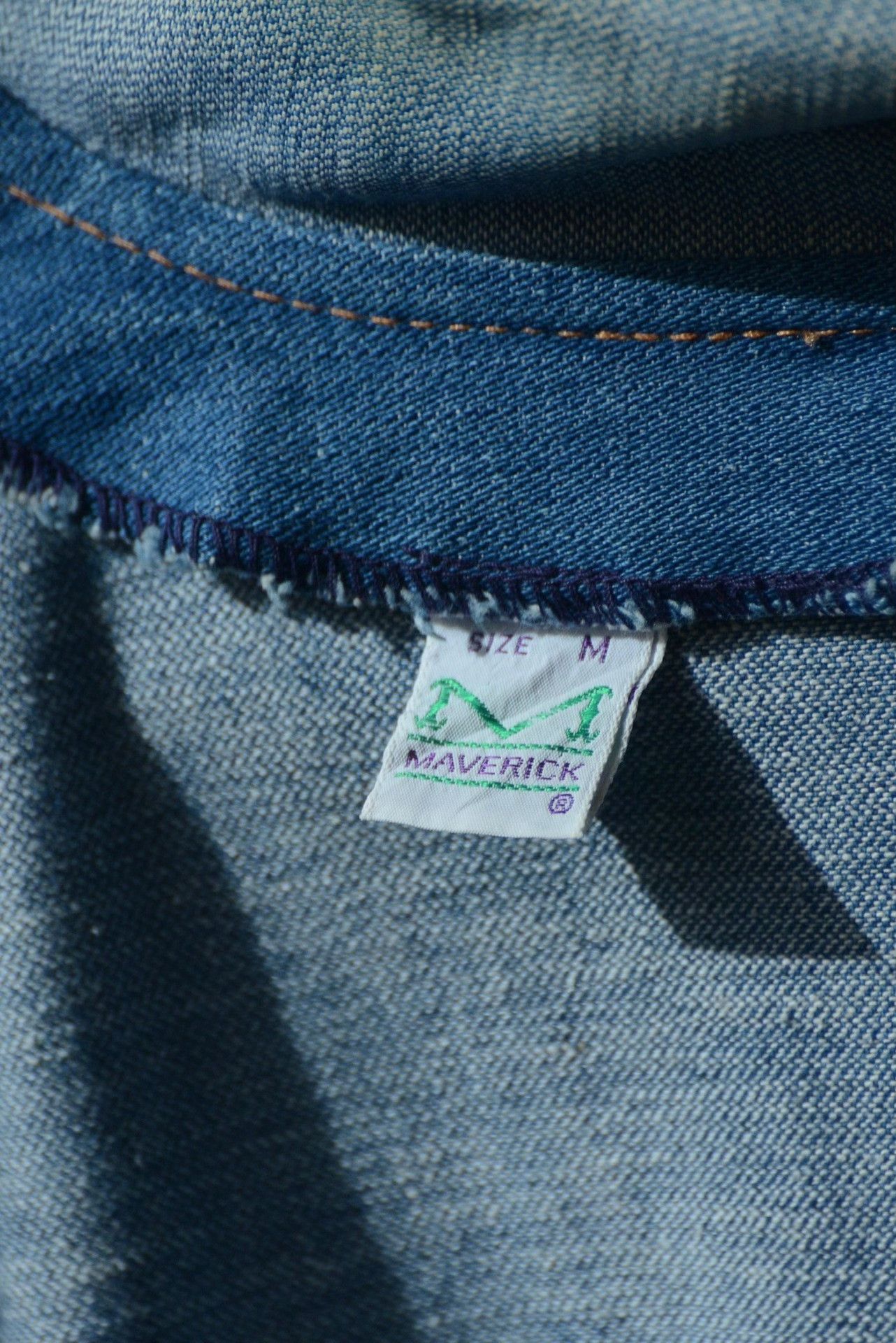 Vintage Maverick Blue Bell 1970s Denim Jacket M Size US M / EU 48-50 / 2 - 9 Thumbnail