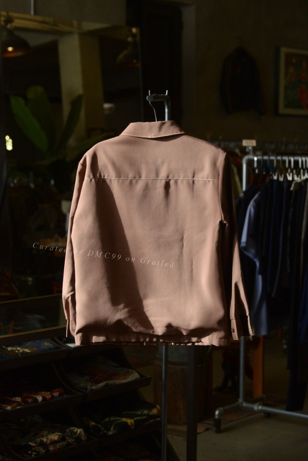 JCPenney 1970s JC Penney Beige Zip Jacket 38 Size US L / EU 52-54 / 3 - 6 Thumbnail