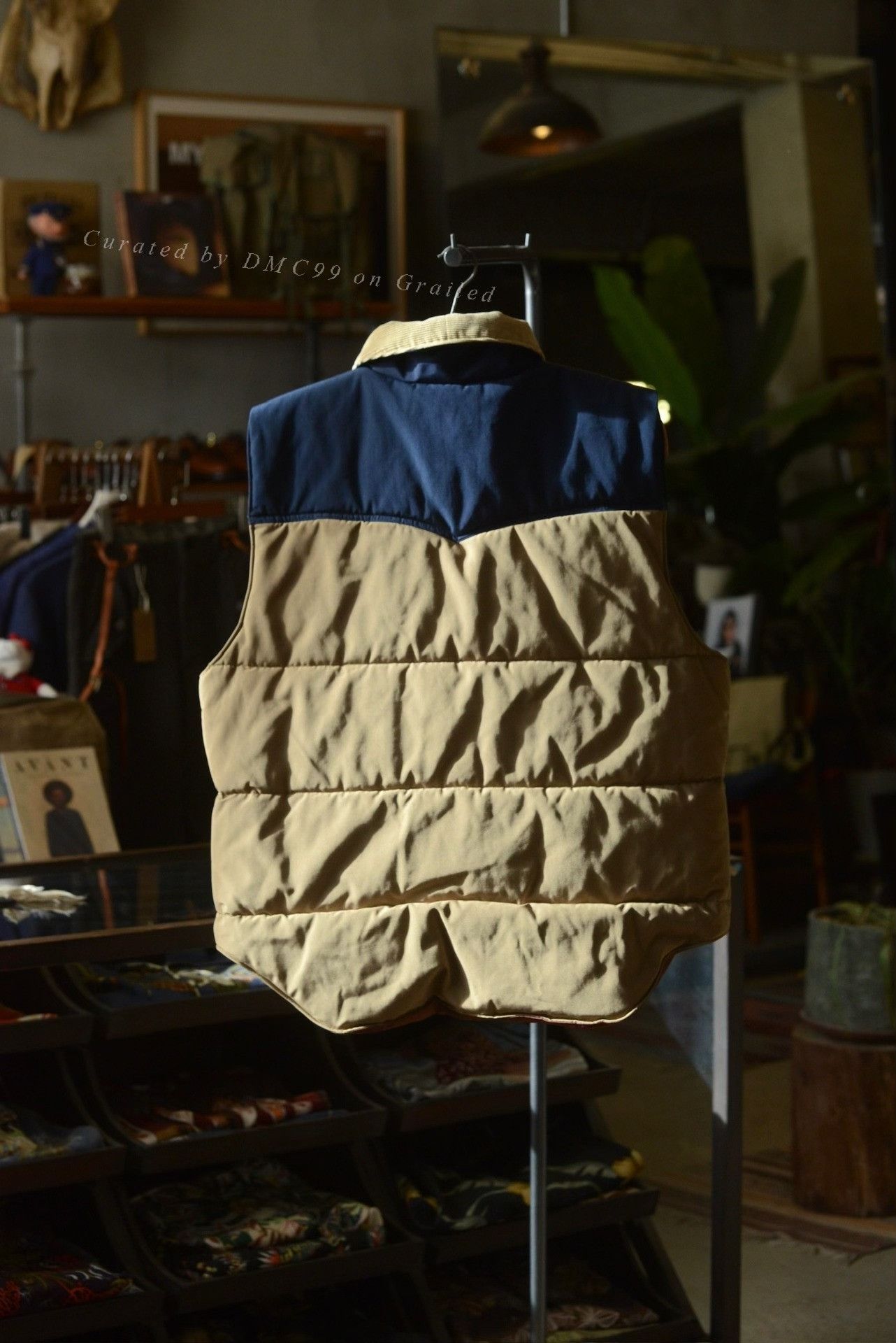 Sugar Cane Corduroy Collar Color Block Vest Size US M / EU 48-50 / 2 - 5 Thumbnail