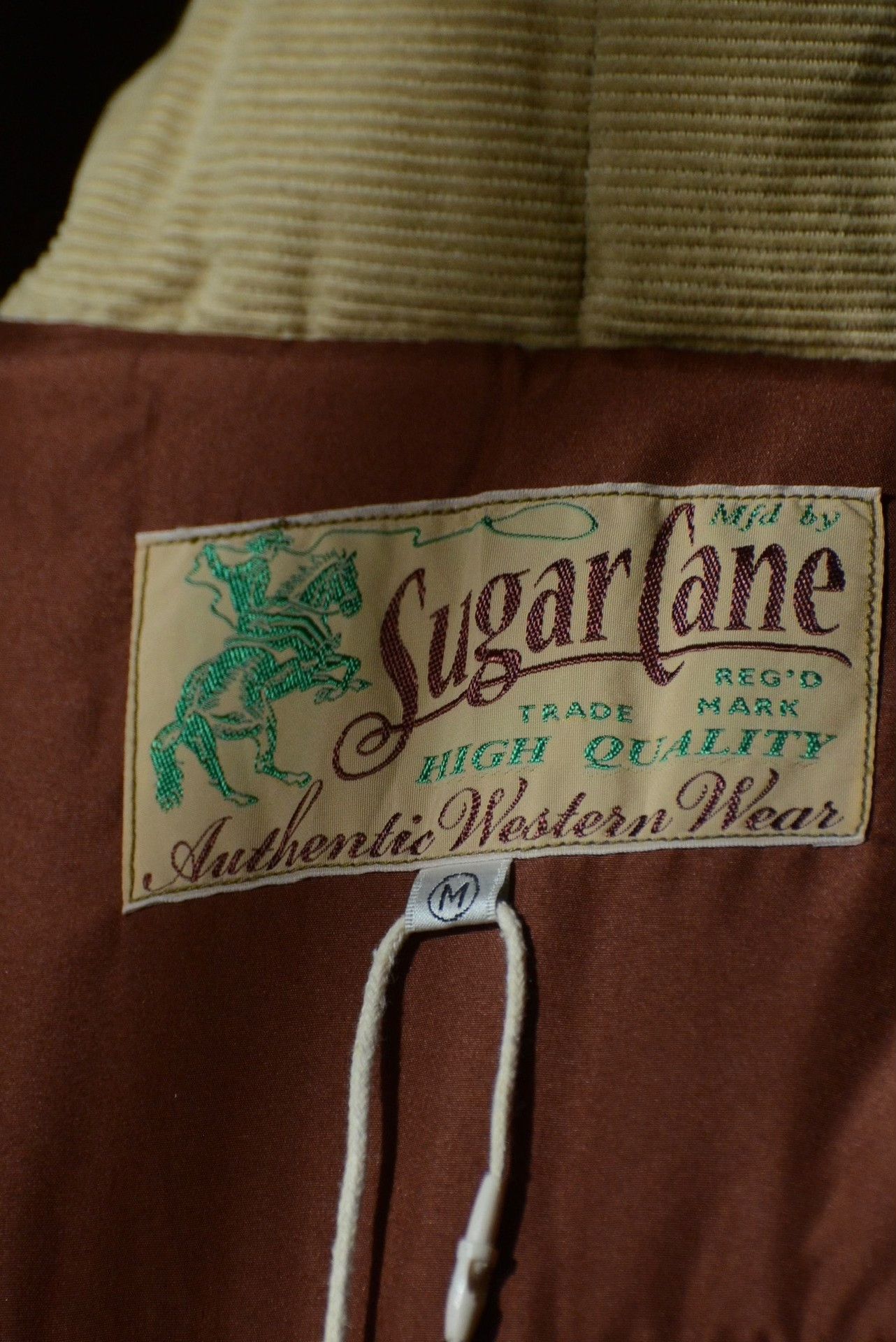 Sugar Cane Corduroy Collar Color Block Vest Size US M / EU 48-50 / 2 - 6 Thumbnail