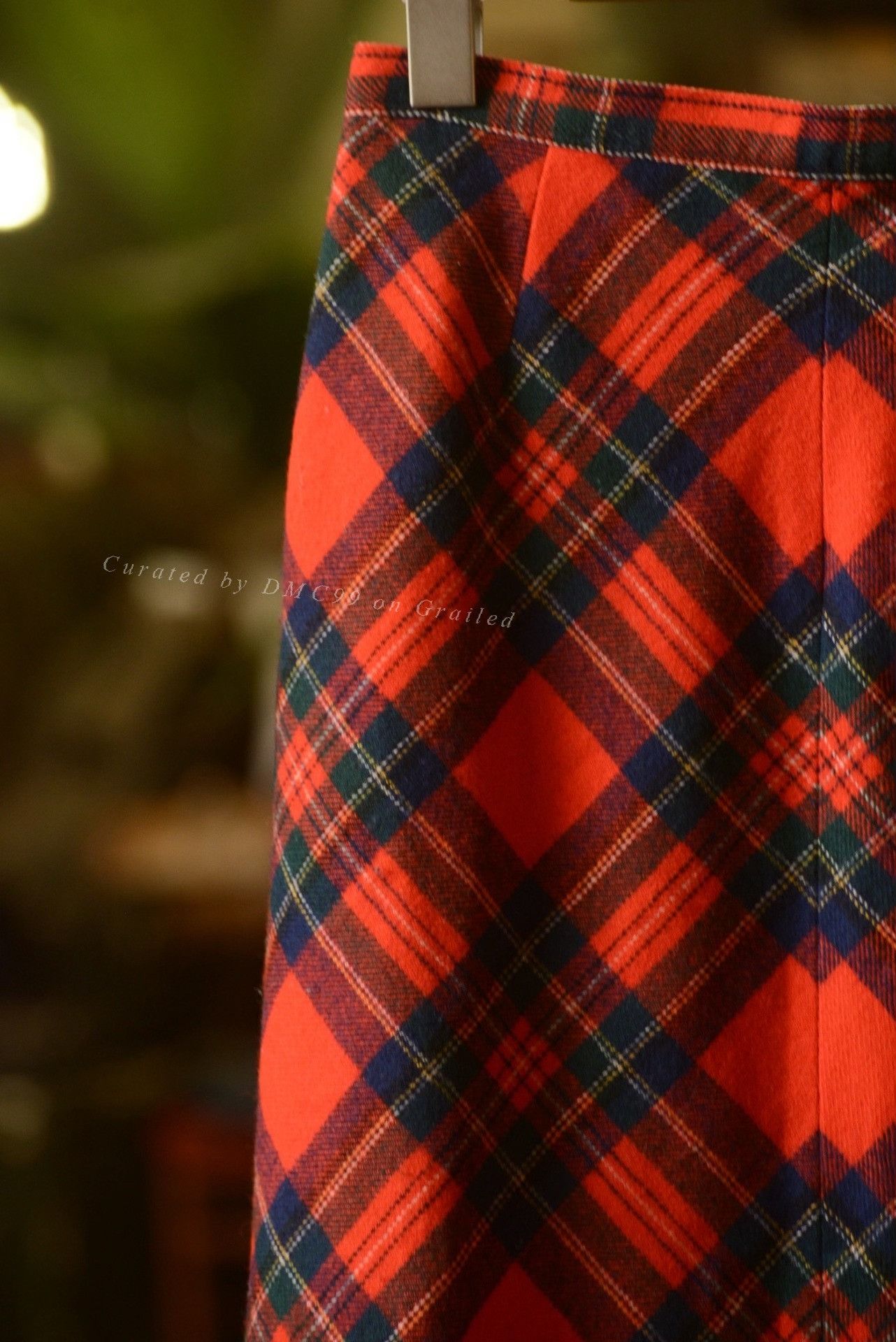 Pendleton Pendleton 1970s Red Green Plaid Skirt Size 27" / US 4 / IT 40 - 3 Thumbnail