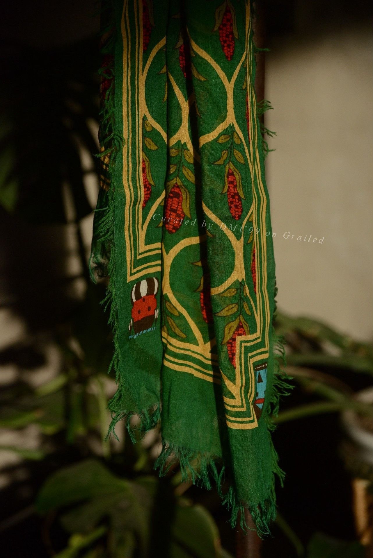 Kapital Kapital Corn Pattern Thin Silk Scarf Size ONE SIZE - 8 Thumbnail