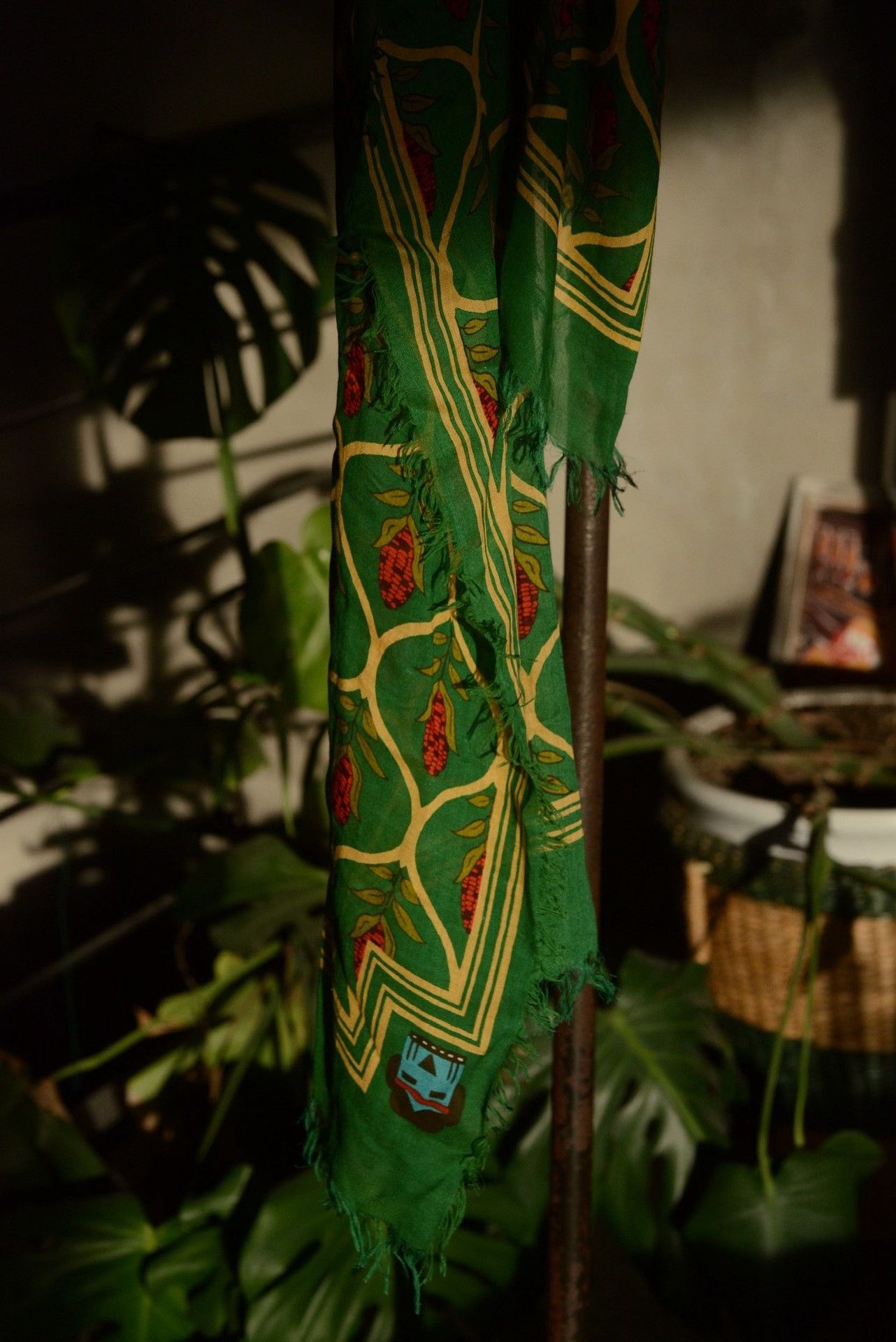 Kapital Kapital Corn Pattern Thin Silk Scarf Size ONE SIZE - 5 Thumbnail