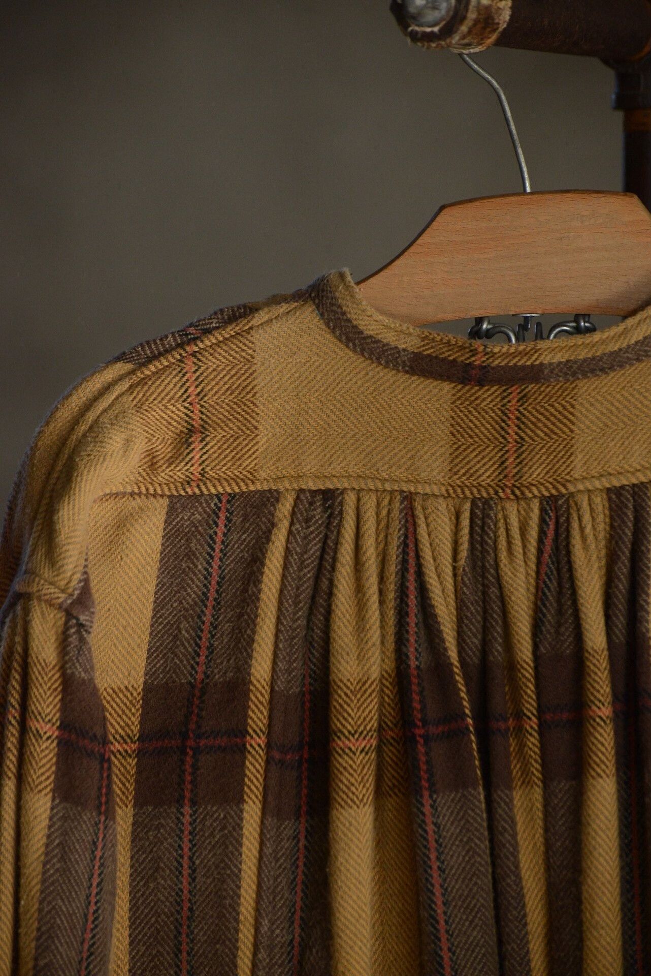 Kapital Kapital Yellow Plaid Smock Thick Dress Size XS / US 0-2 / IT 36-38 - 7 Thumbnail
