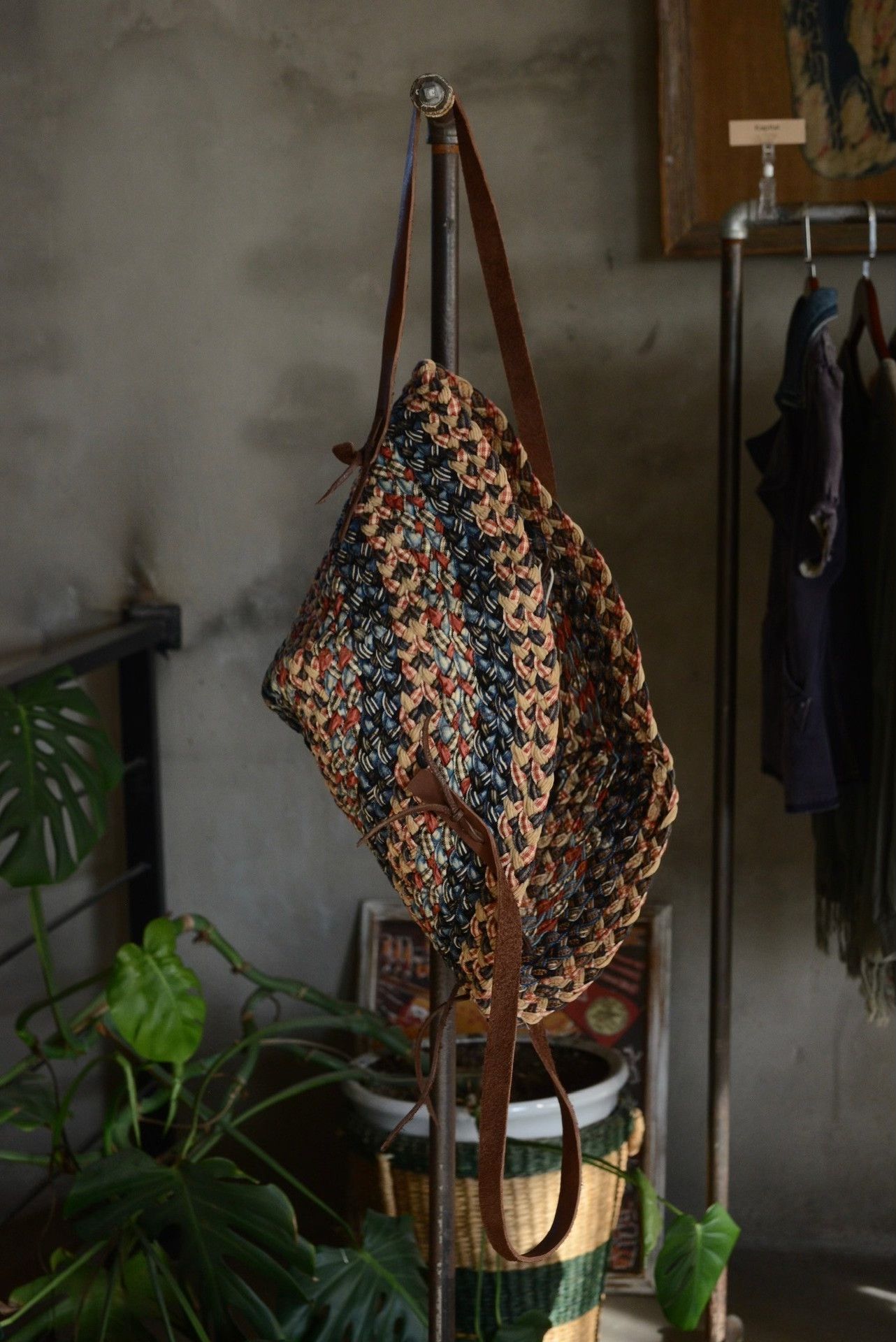 Kapital Kapital Patchwork Woven Large Shoulder Bag Size ONE SIZE - 7 Thumbnail