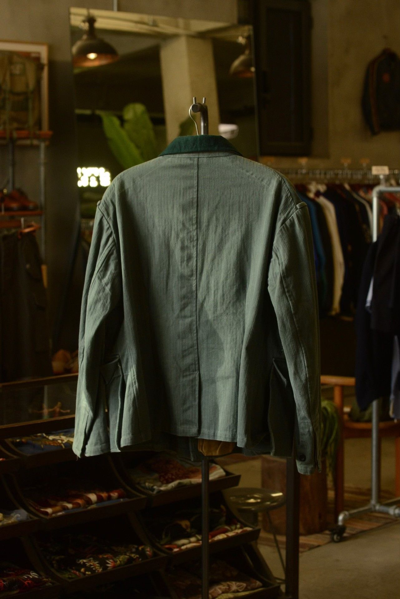 Vintage WWII German M36 Herringbone Uniform Jacket Size US M / EU 48-50 / 2 - 6 Thumbnail
