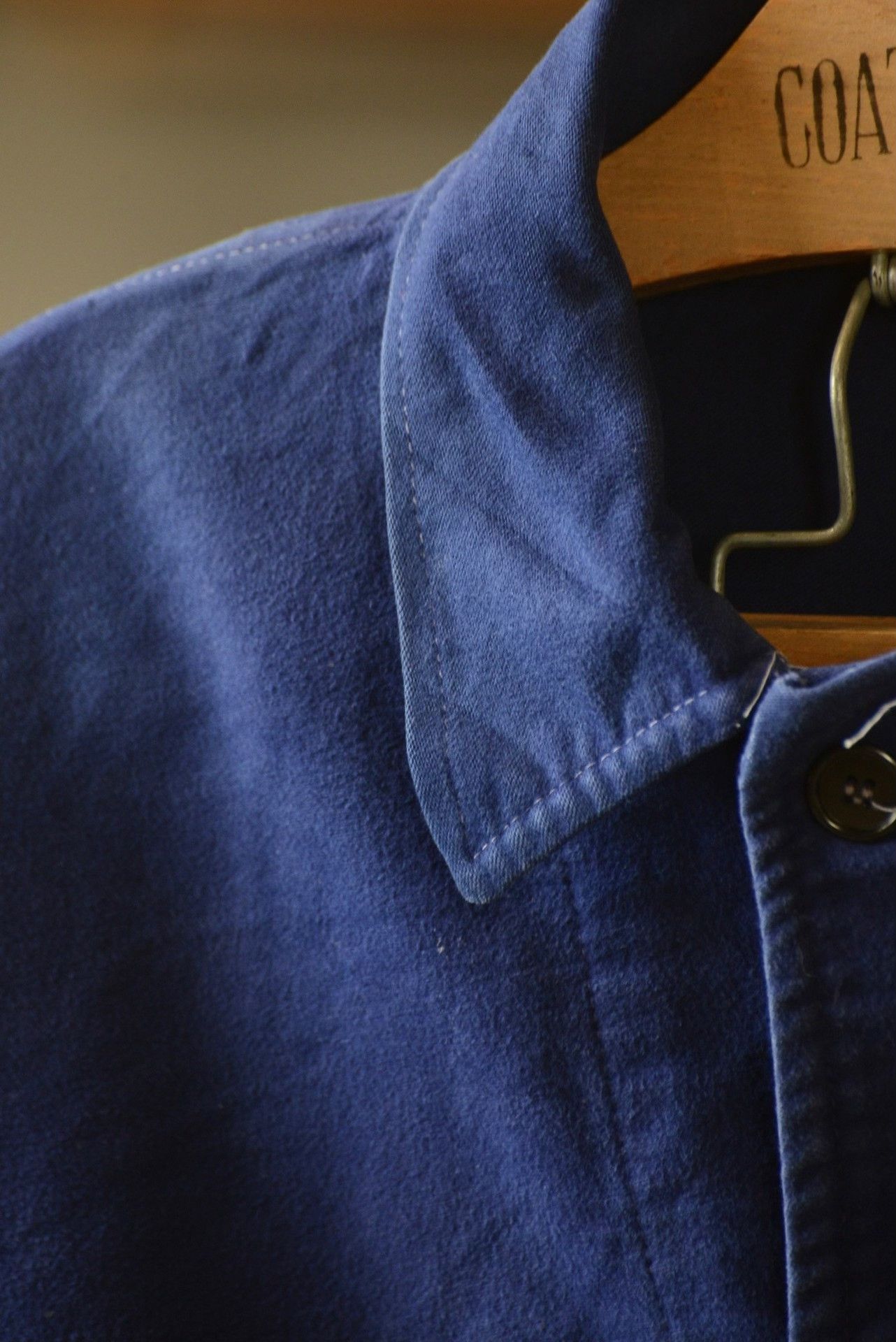 Vintage Vintage 1950s-60s French Moleskin Work Jacket Size US M / EU 48-50 / 2 - 2 Thumbnail