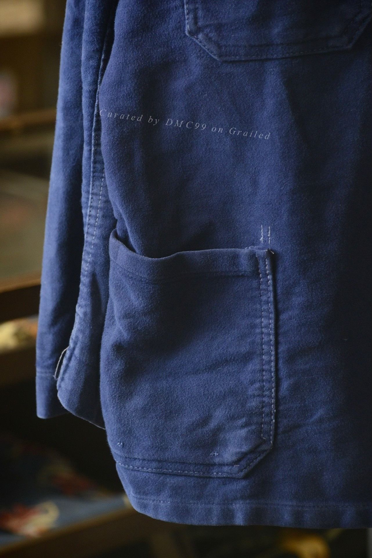 Vintage Vintage 1950s-60s French Moleskin Work Jacket Size US M / EU 48-50 / 2 - 5 Thumbnail
