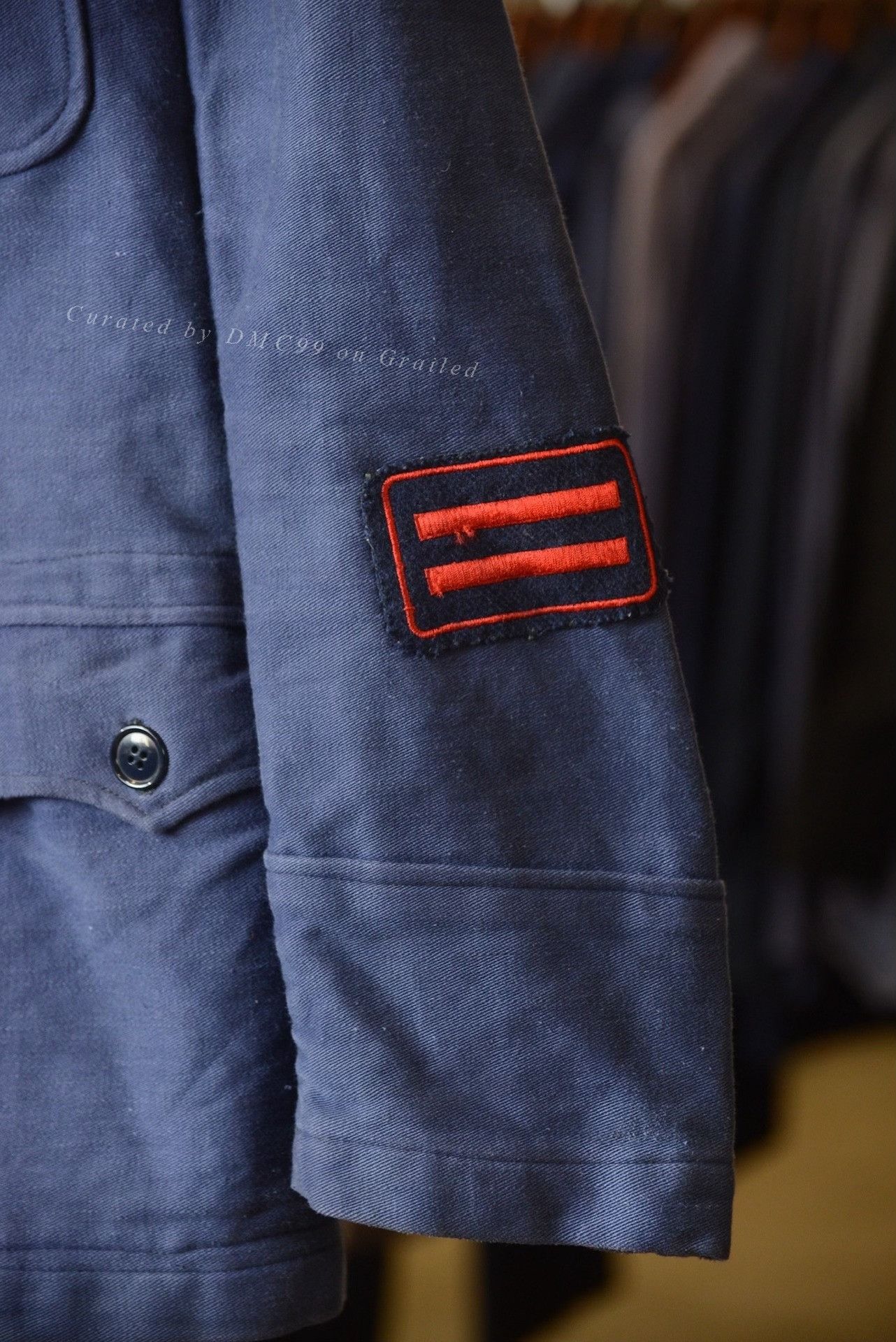 Vintage Vintage 1950s French Firefighter Jacket Size US M / EU 48-50 / 2 - 5 Thumbnail