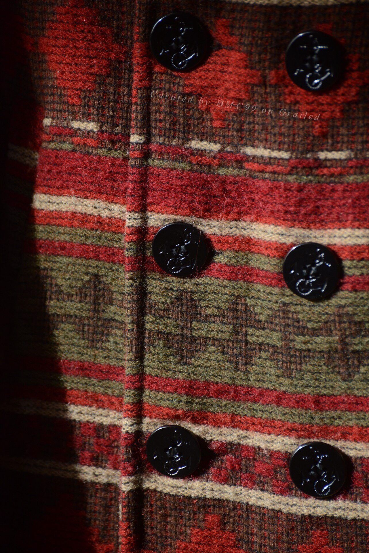 Johnson Woolen Mills Johnson Woolen Mills Totem Woven Wool Coat Size S / US 4 / IT 40 - 3 Thumbnail