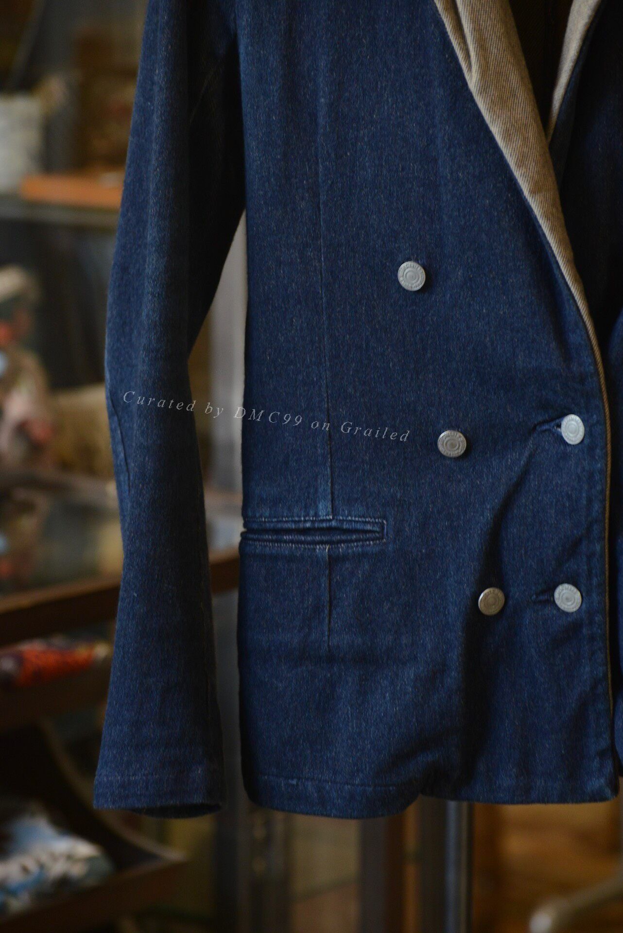 Kapital Kapital Double-Breasted Denim Blazer Size US S / EU 44-46 / 1 - 3 Thumbnail