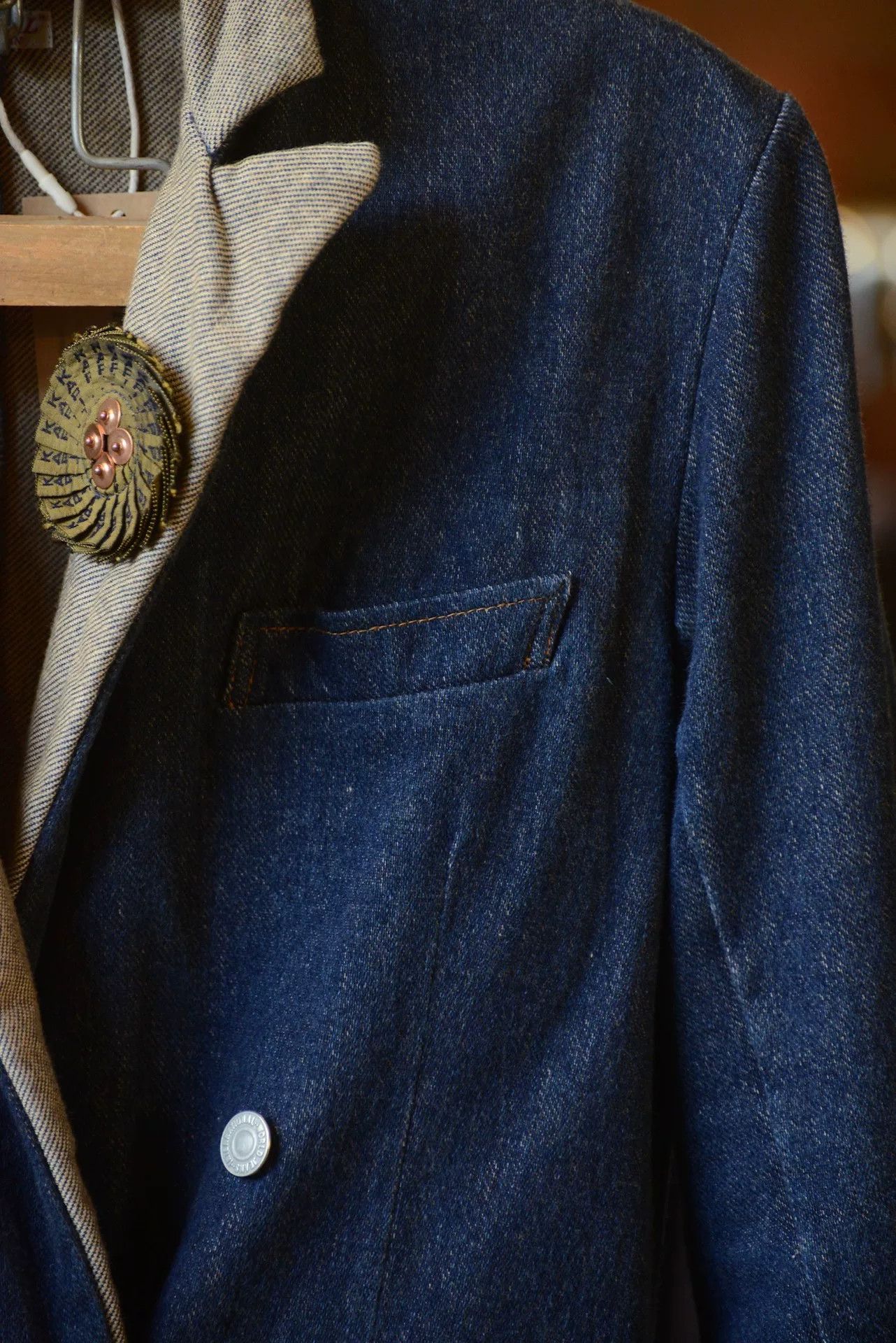 Kapital Kapital Double-Breasted Denim Blazer Size US S / EU 44-46 / 1 - 6 Thumbnail