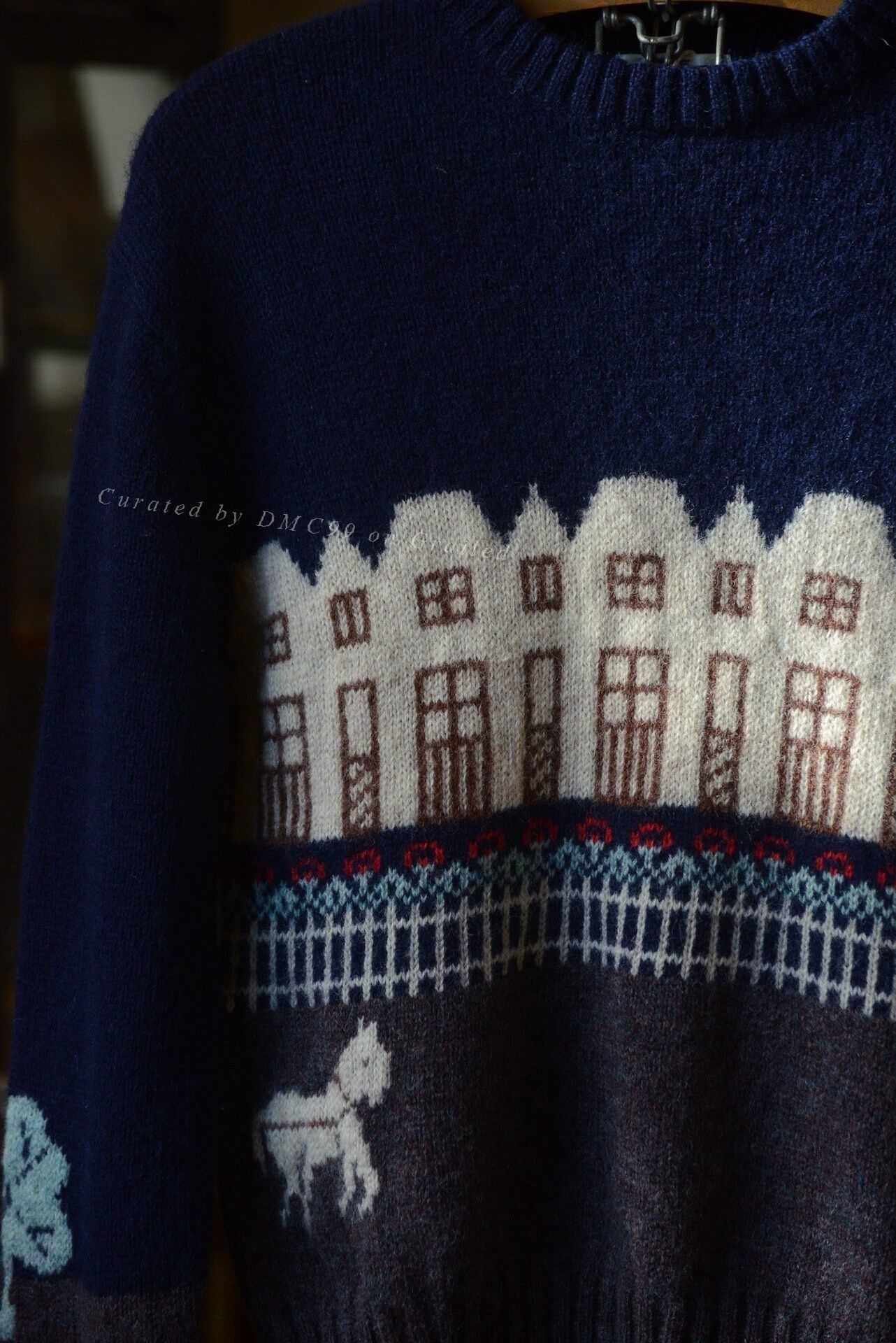 Woolrich Woolen Mills Woolrich 1980s House Pattern Wool Sweater Size US M / EU 48-50 / 2 - 3 Thumbnail