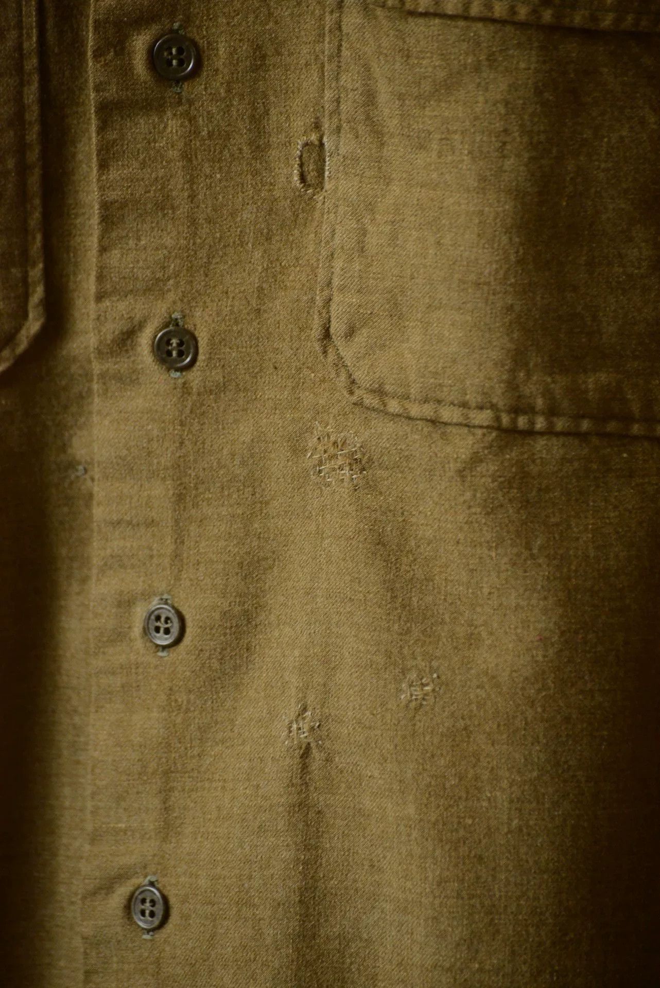 Vintage Vintage 1940s WWII US Army M37 Field Shirt Size US M / EU 48-50 / 2 - 3 Thumbnail