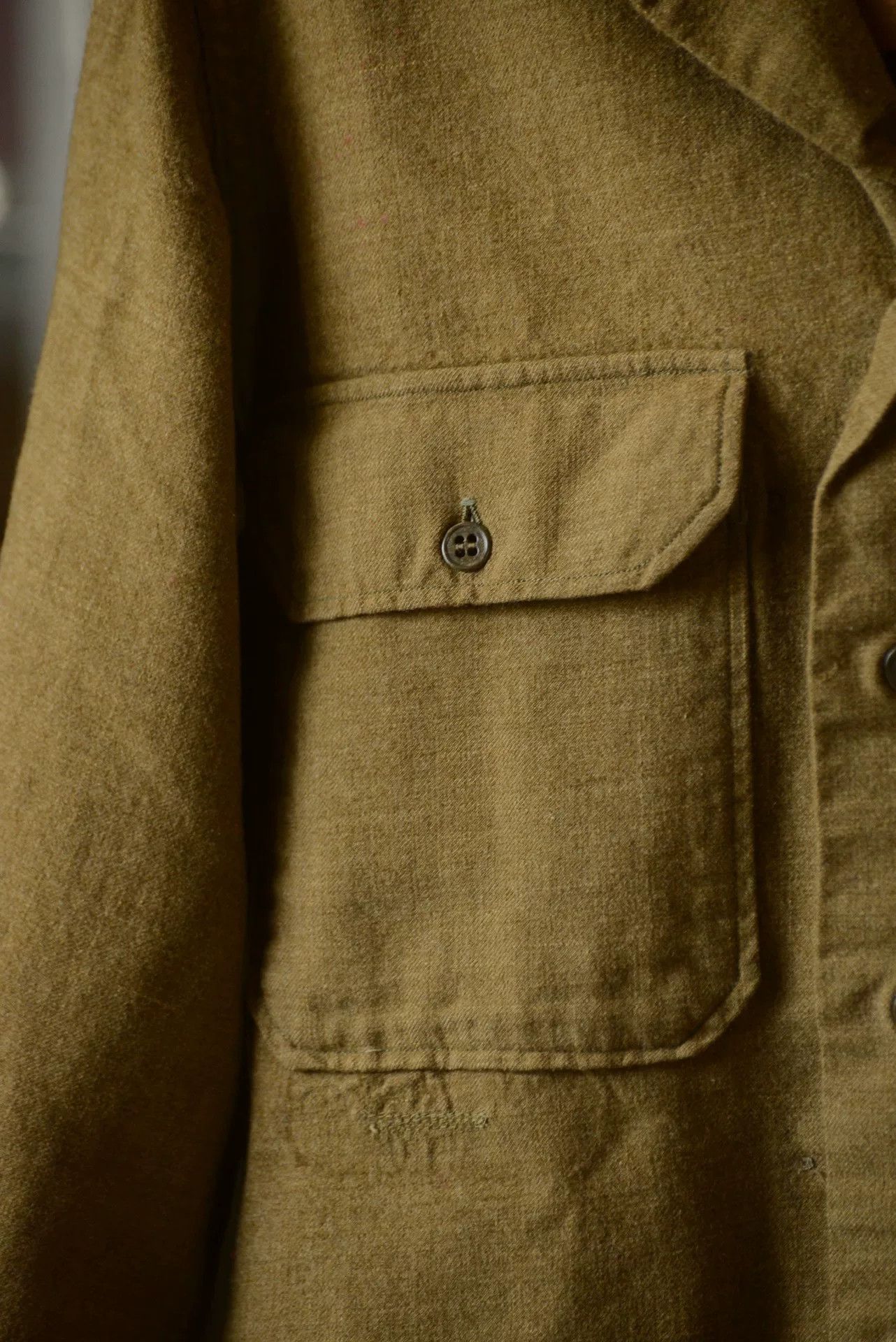 Vintage Vintage 1940s WWII US Army M37 Field Shirt Size US M / EU 48-50 / 2 - 2 Thumbnail