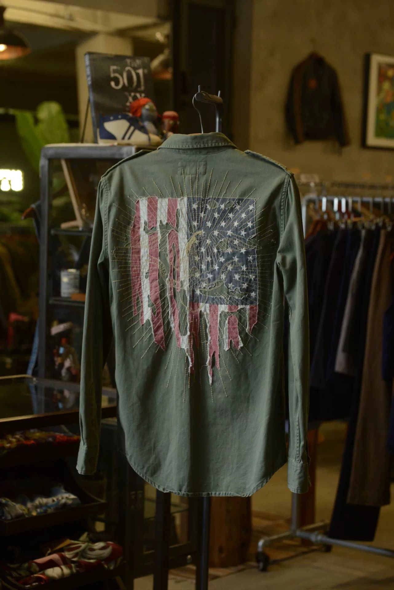 Denim & Supply Ralph Lauren Ralph Lauren Denim Supply OG-107 Patch Shirt Size US XS / EU 42 / 0 - 6 Thumbnail