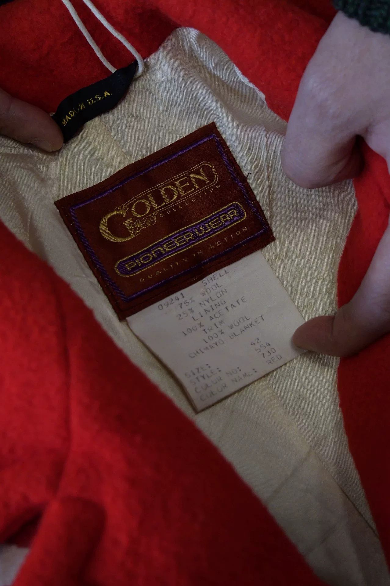 Rockmount Ranch Wear 1980s Pioneer Wear Golden Chimayo Jacket Size US XS / EU 42 / 0 - 7 Thumbnail