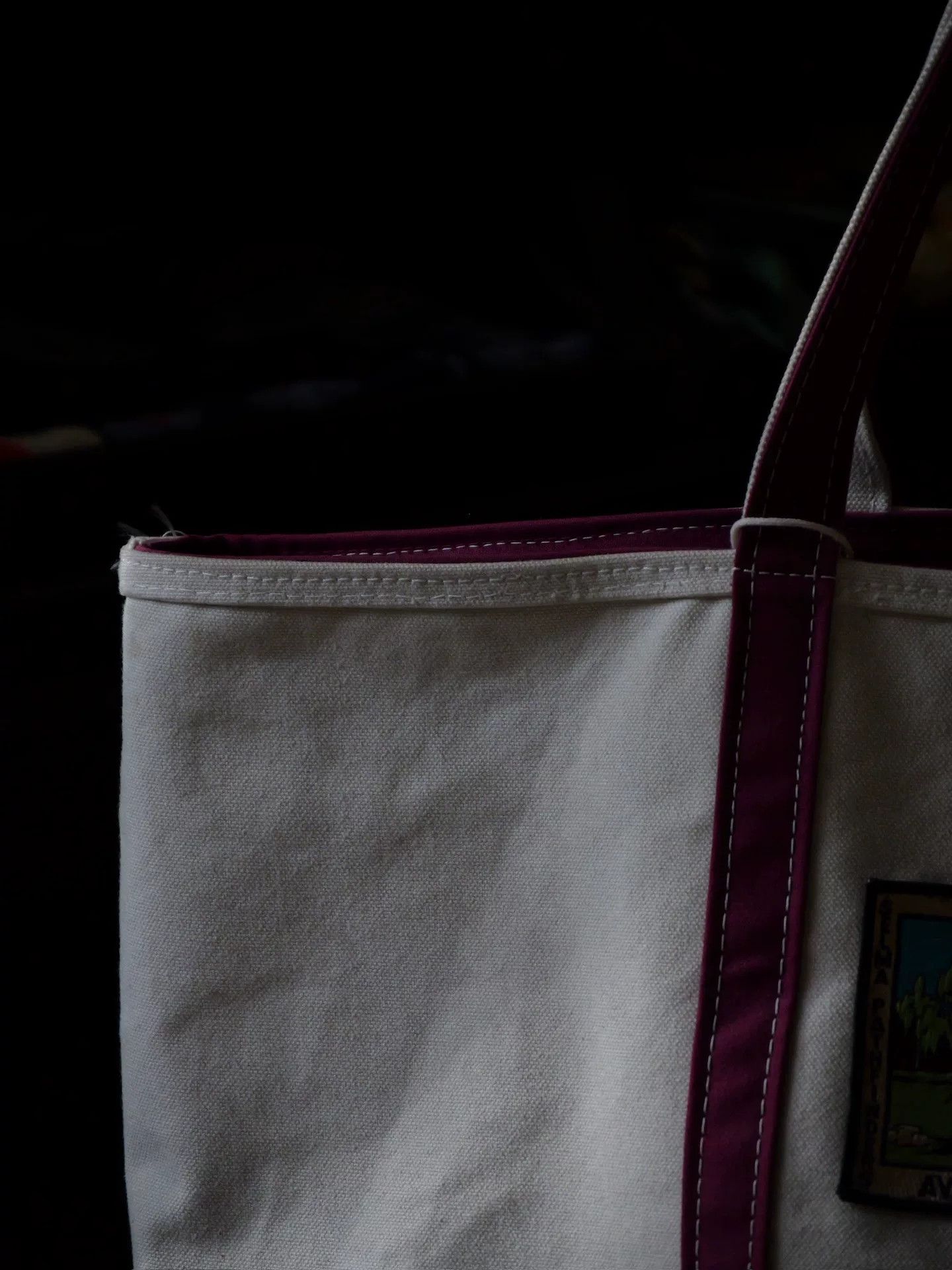 L.L. Bean L.L.Bean 1993 Oversized Canvas Bag Size ONE SIZE - 3 Thumbnail